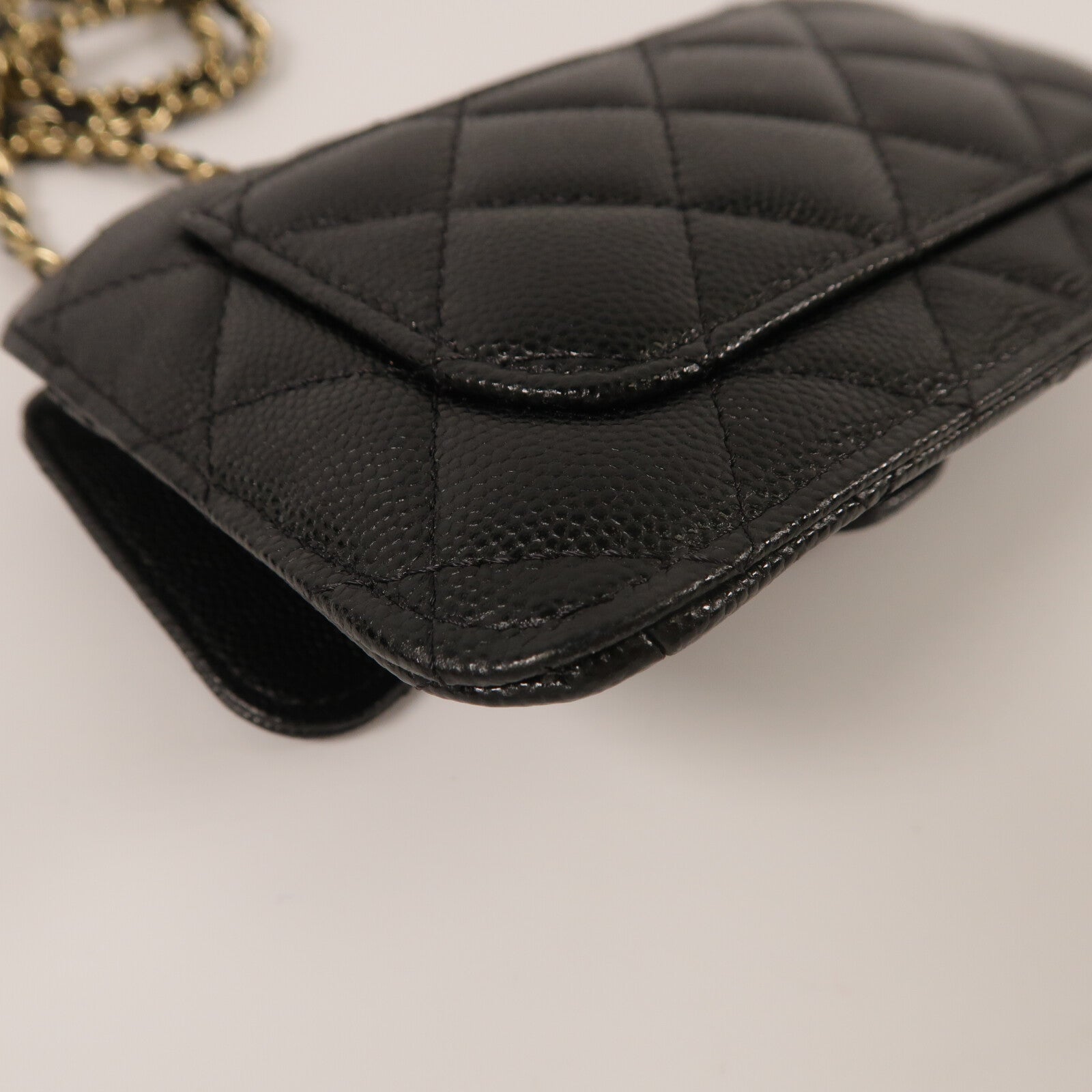 CHANEL 牛皮皮革Chain Shoulder鏈帶肩背袋