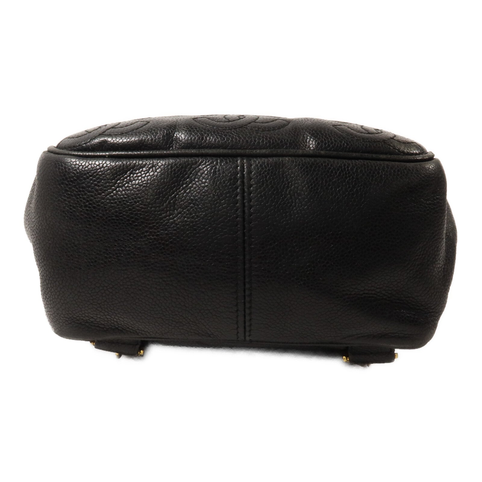 CHANEL 牛皮皮革Triple CC Backpack鏈帶背包