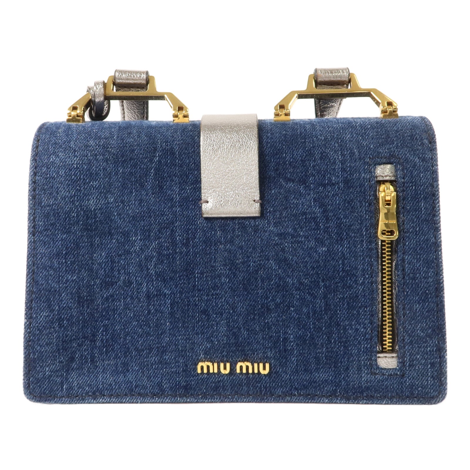 Miu Miu 牛仔布料Shoulder Bag肩背袋
