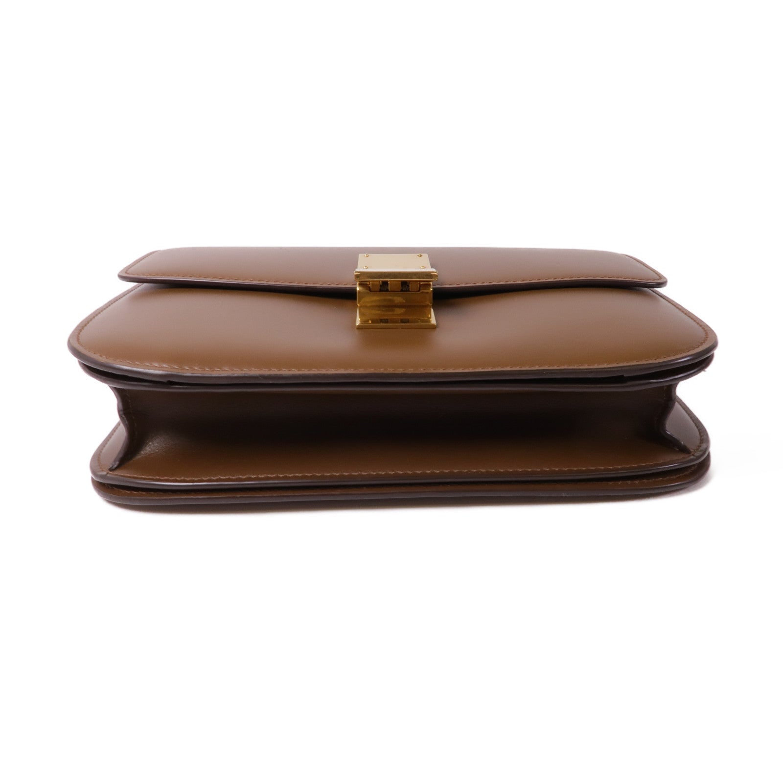 CELINE 牛皮皮革Classic Box金扣肩背袋