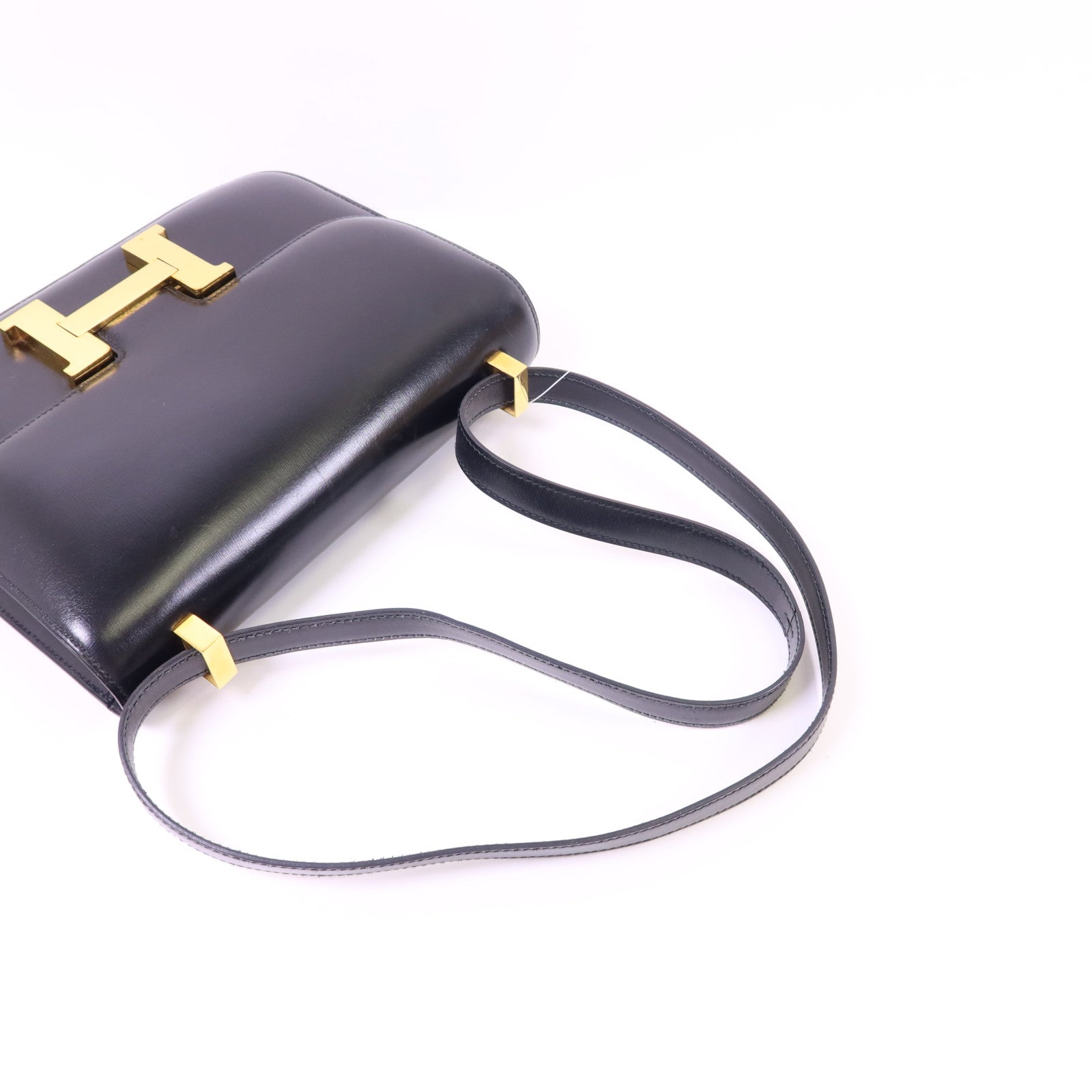 HERMES Box Calf皮革Constance 24金扣肩背袋