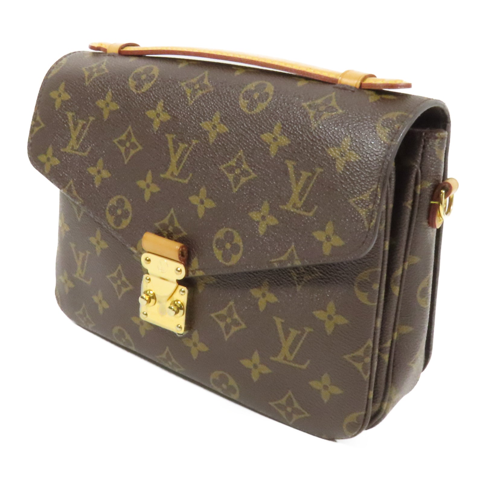 LOUIS VUITTON Monogram Pochette Metis MM金扣手挽肩背兩用袋