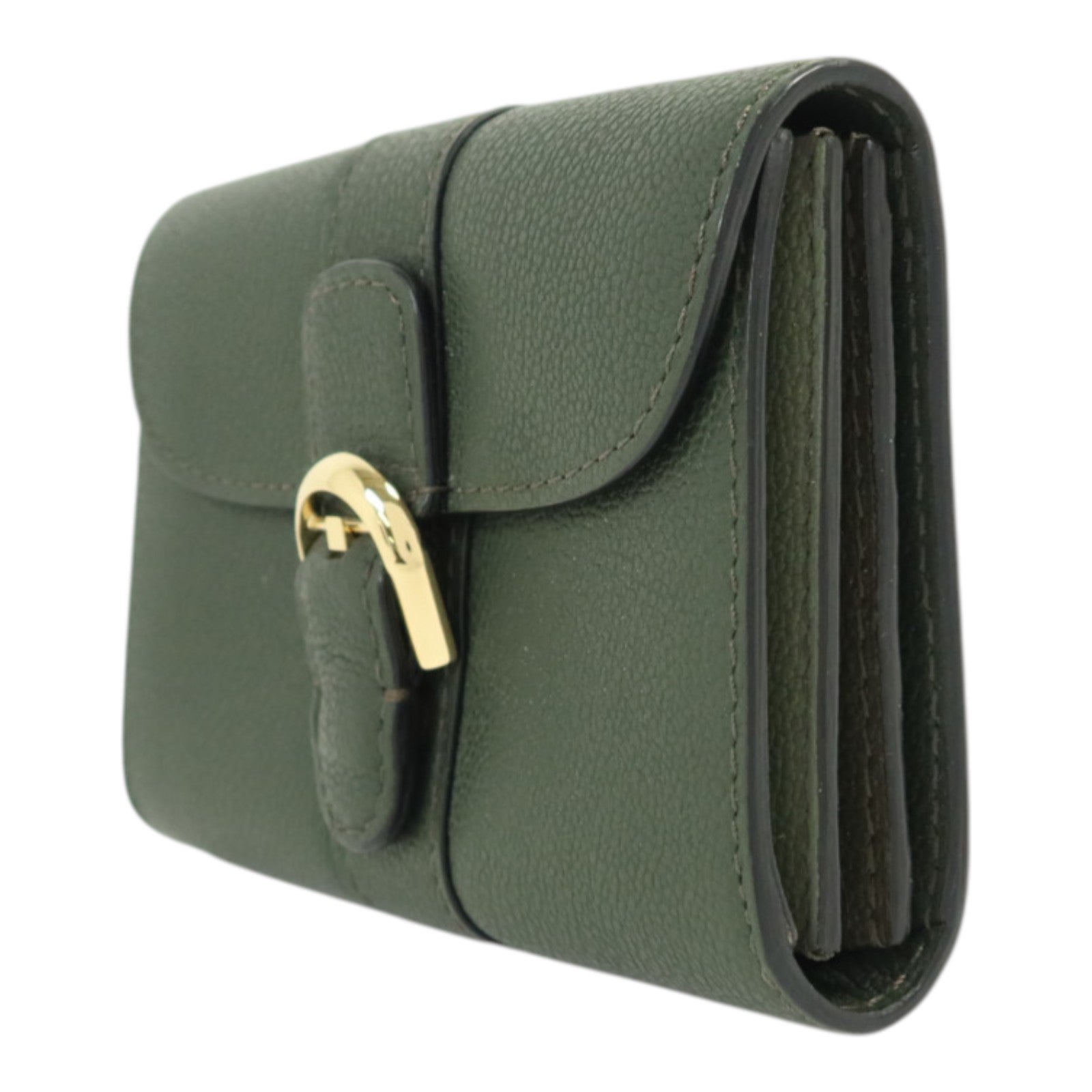 Delvaux 牛皮皮革Brillant Card Holder金扣卡片套