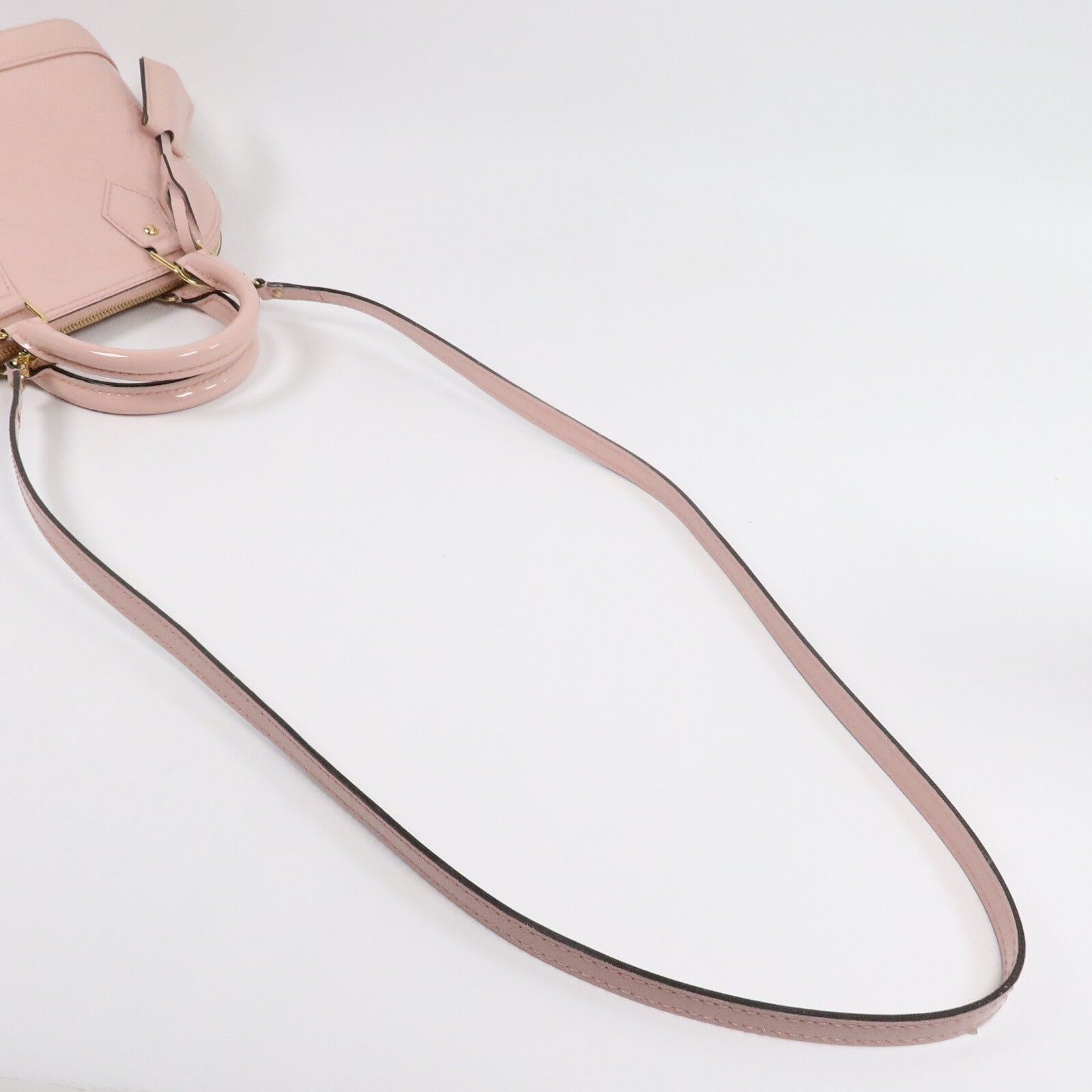 LOUIS VUITTON Monogram Vernis Alma BB手挽肩背兩用袋