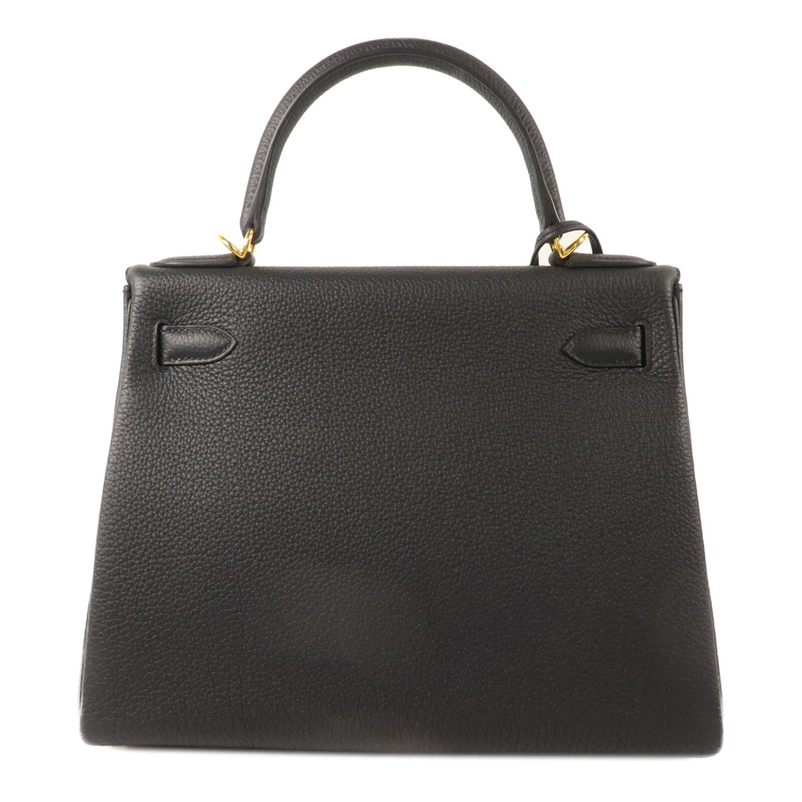 HERMES Togo皮革Kelly 28手挽肩背兩用袋Noir