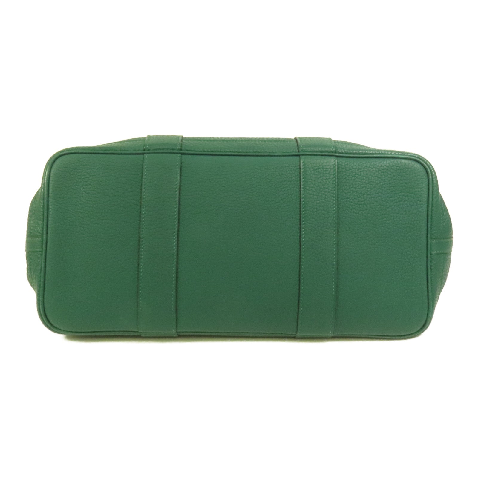 HERMES Negonda皮革Garden Party PM手挽袋Malachite