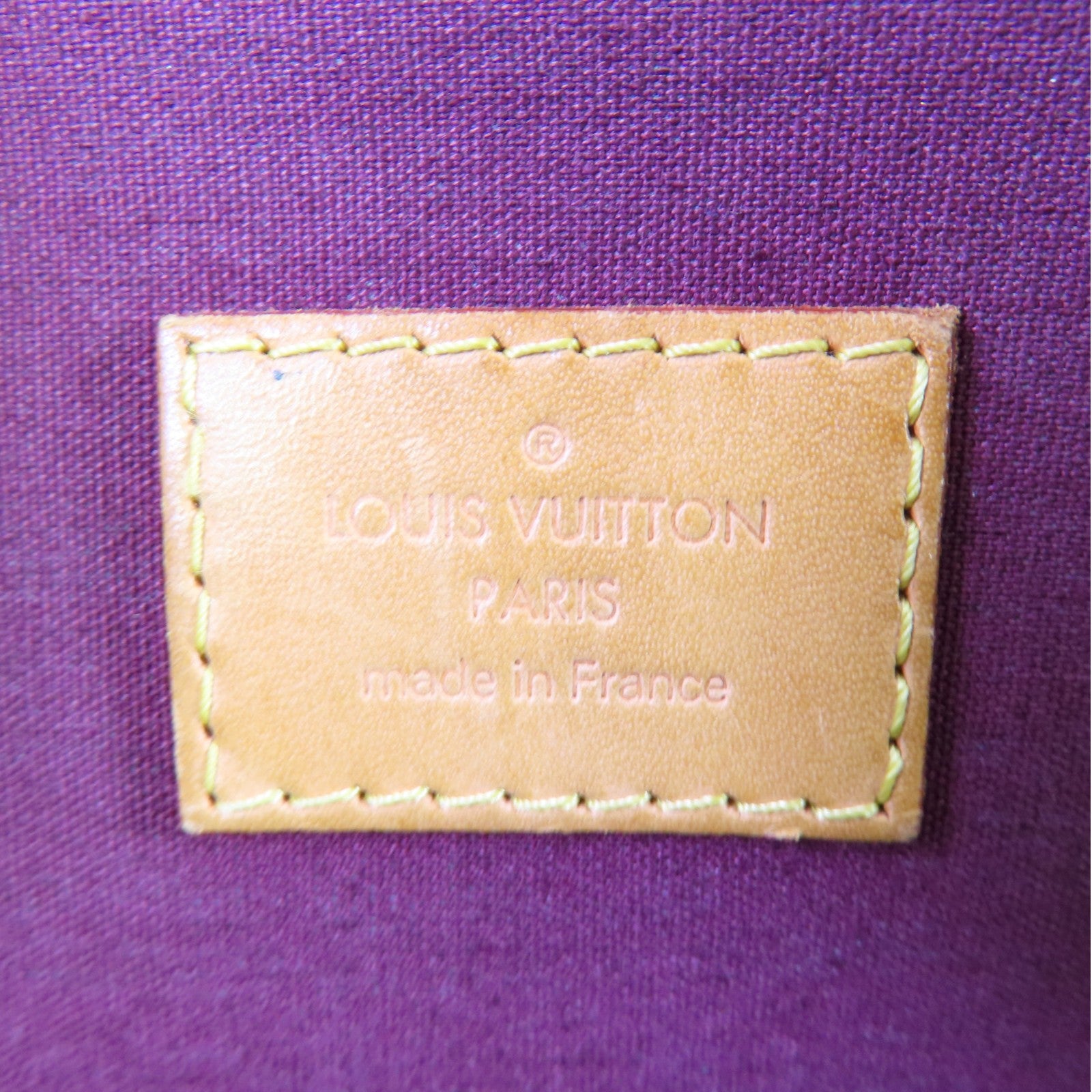 LOUIS VUITTON Monogram Vernis Alma PM Hand Bag金扣手挽袋