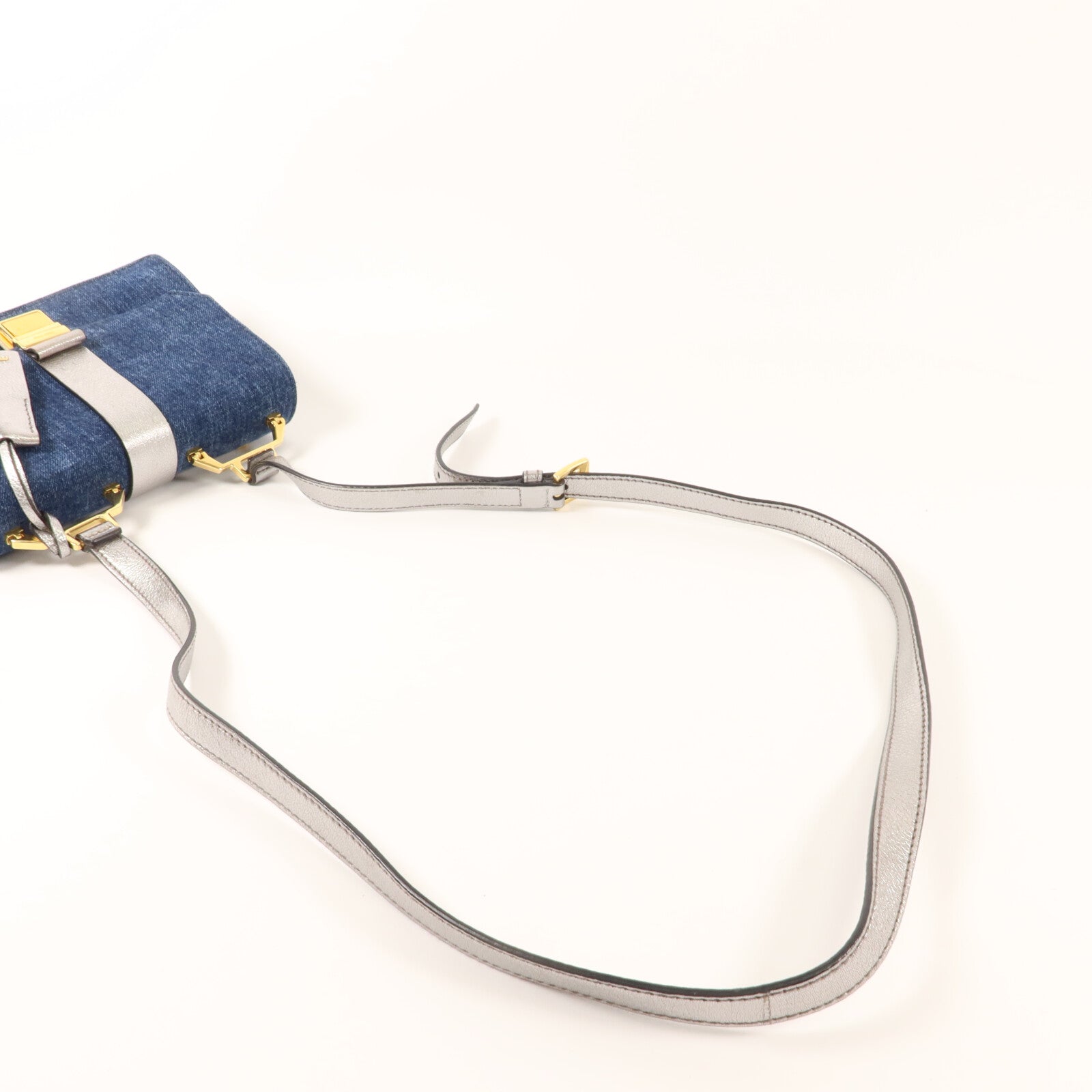 Miu Miu 牛仔布料Shoulder Bag肩背袋
