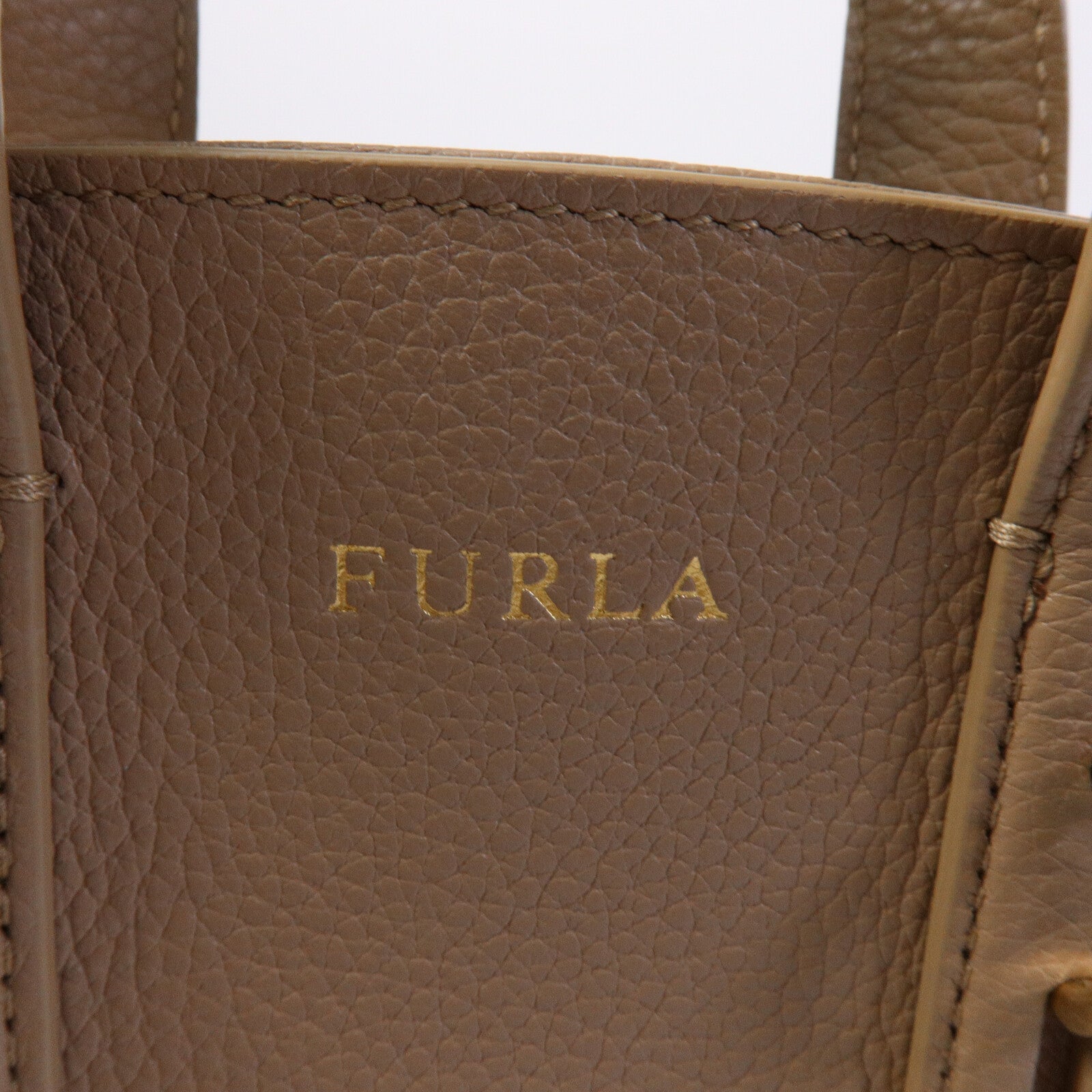 Furla 牛皮皮革2 Way Bag手挽肩背兩用袋