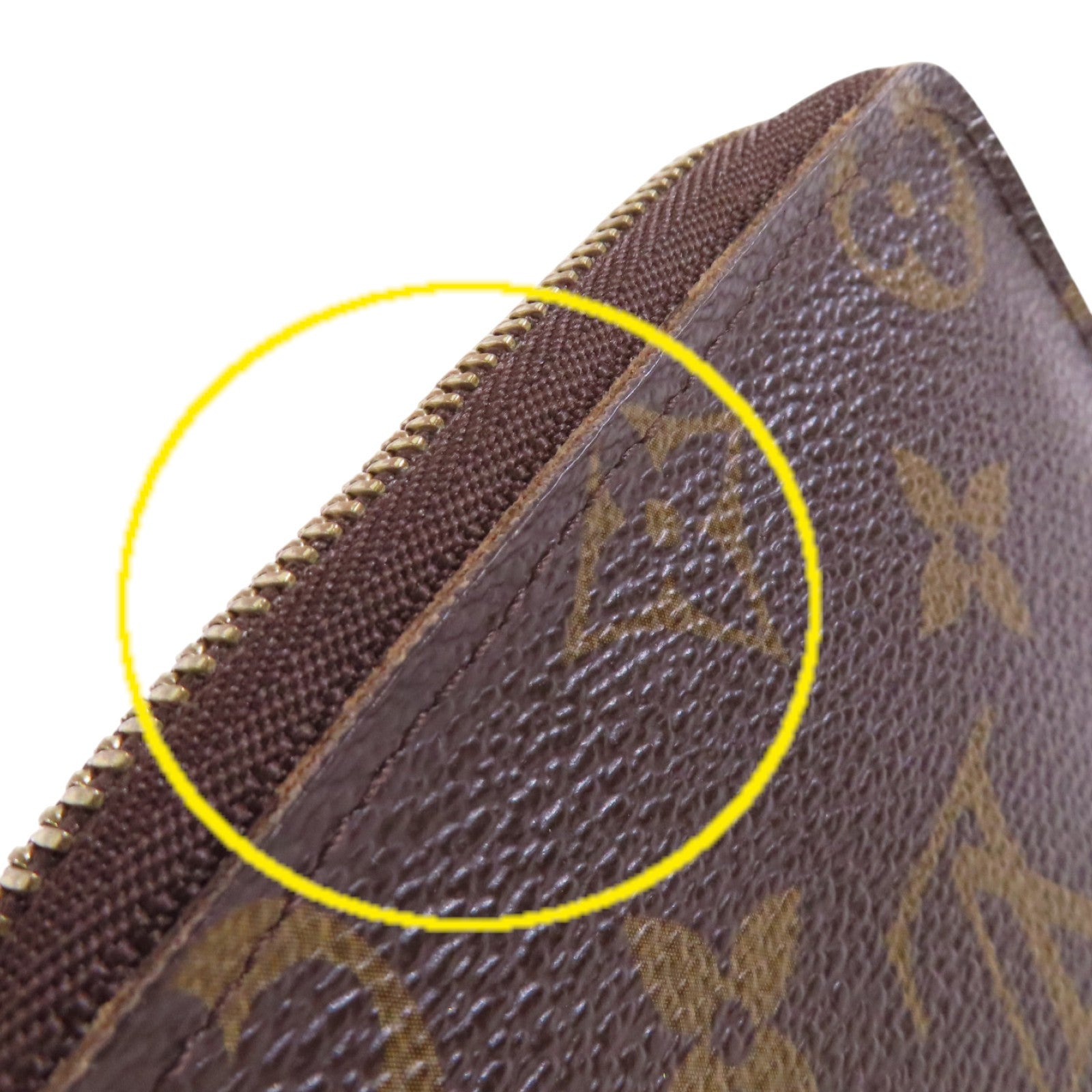 LOUIS VUITTON LV GHW Round Card Case Coin Case Card Holder M60067 Monogram
