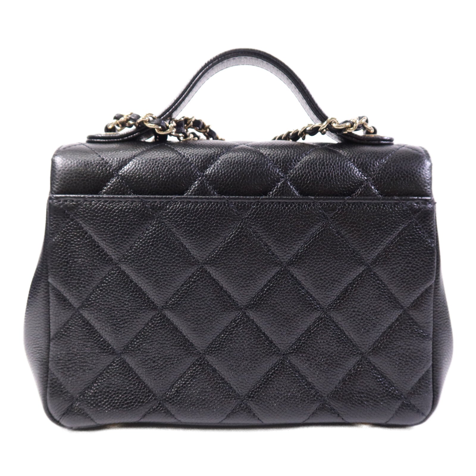 CHANEL 牛皮皮革Business Affinity金扣手挽肩背兩用袋