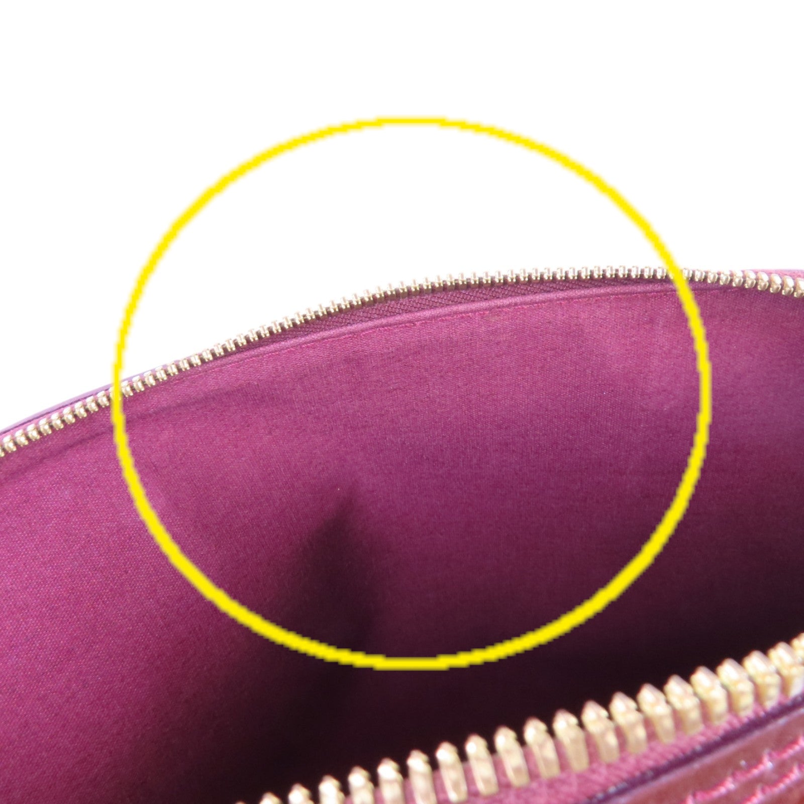 LOUIS VUITTON Monogram Vernis Alma PM Hand Bag金扣手挽袋