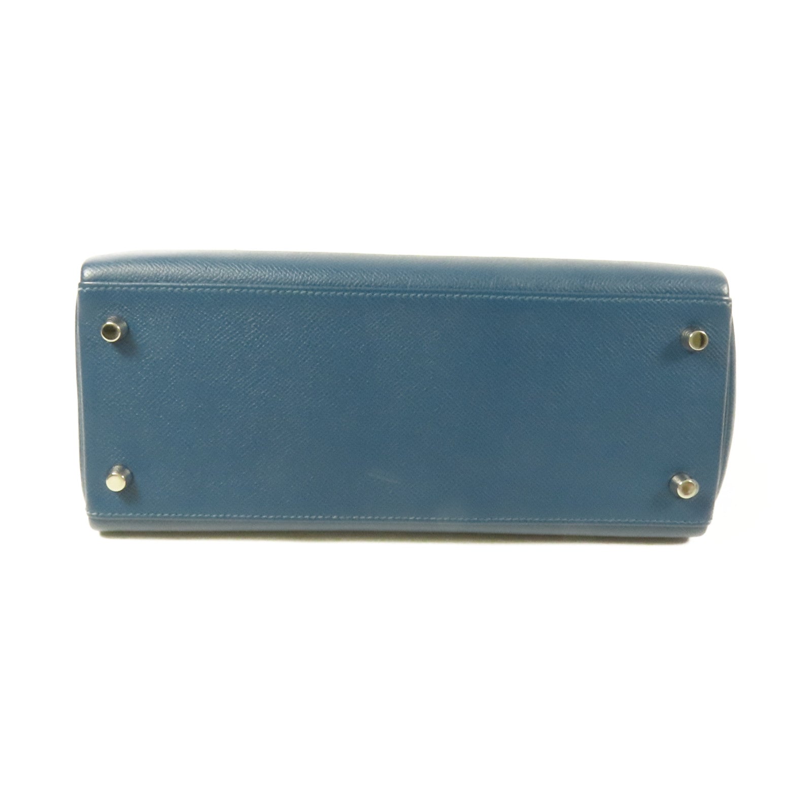 HERMES Epsom皮革Kelly 28銀扣手挽肩背兩用袋Colvert