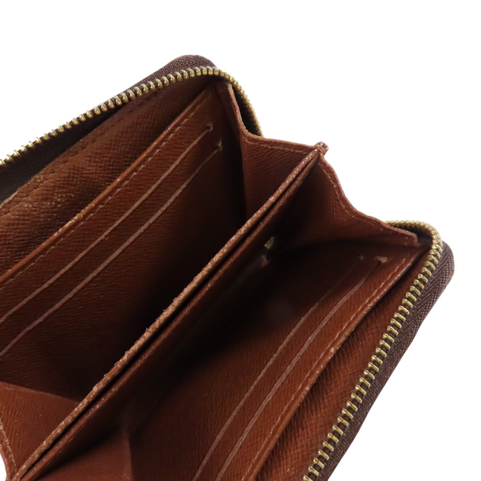 LOUIS VUITTON LV GHW Round Card Case Coin Case Card Holder M60067 Monogram