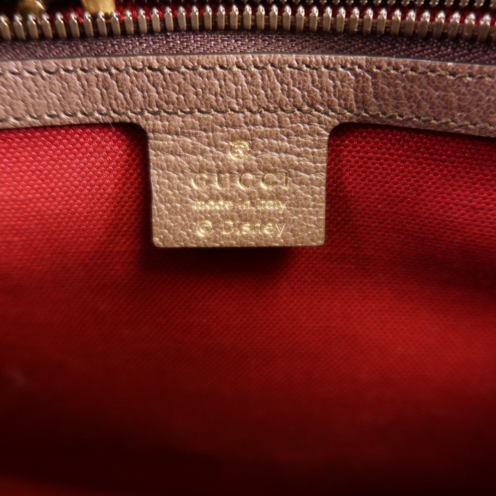 GUCCI 塗層帆布Disney GG Supreme金扣手挽肩背兩用袋