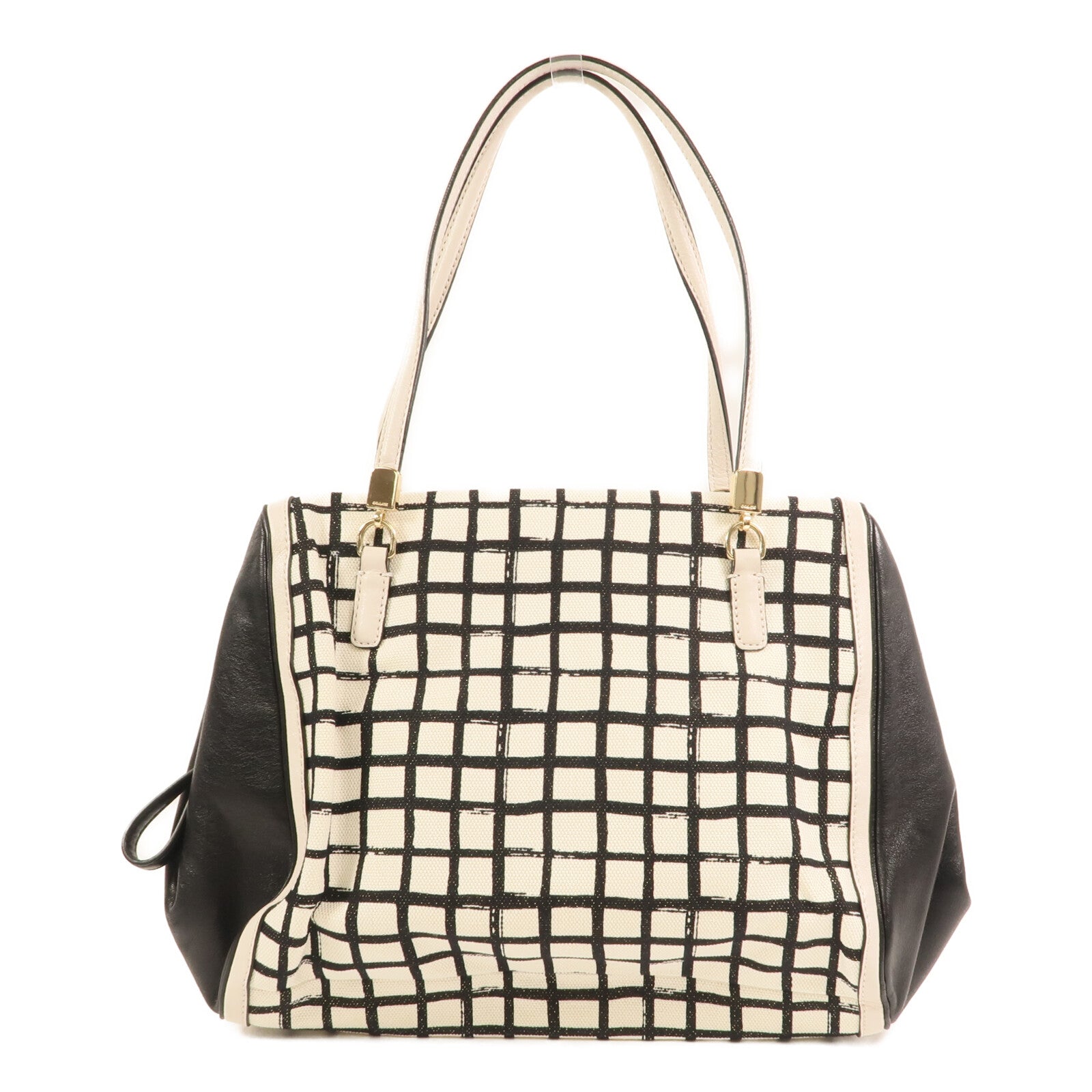 COACH 帆布Shoulder Bag金扣肩背袋