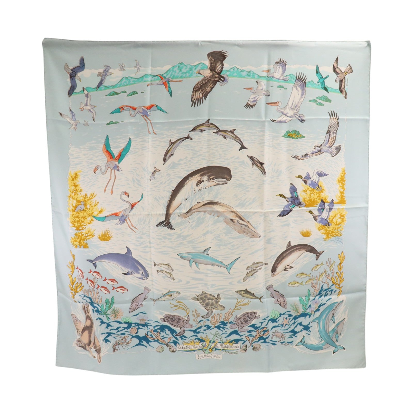 HERMES 絲質Scarf 90x90cm絲巾