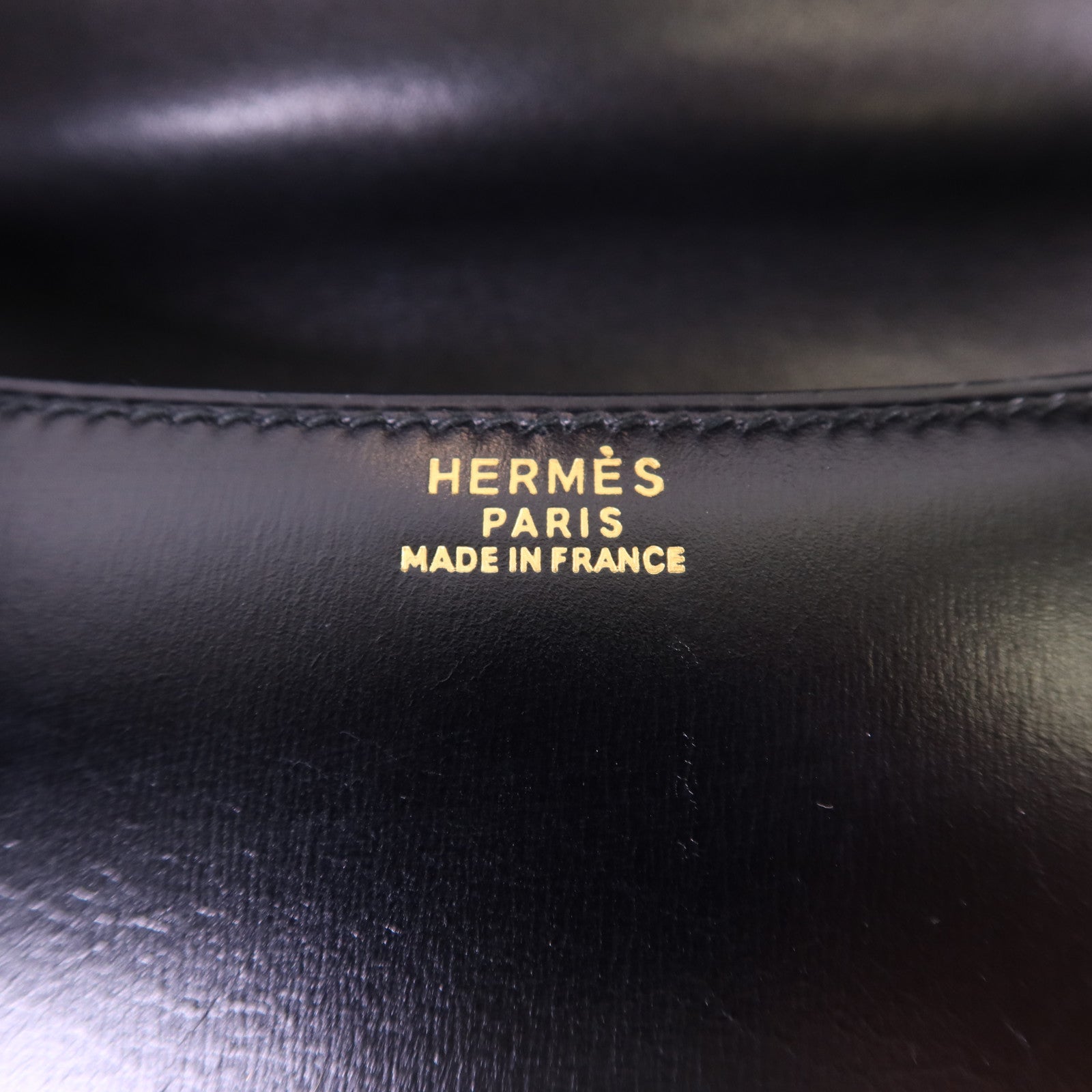 HERMES Box Calf皮革Constance 24金扣肩背袋