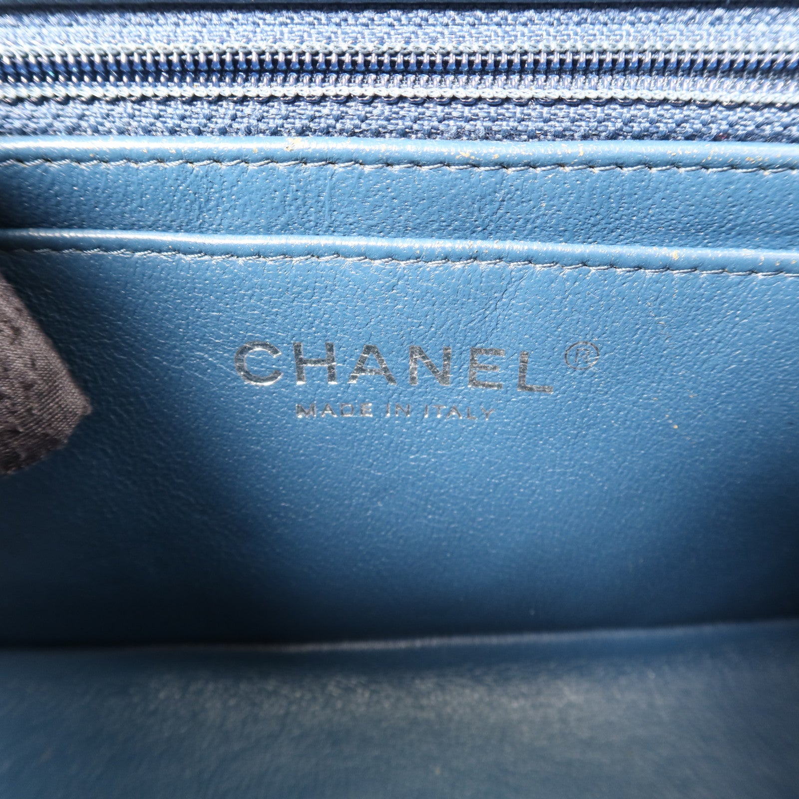 CHANEL 牛皮皮革Classic 20銀扣鏈帶肩背袋