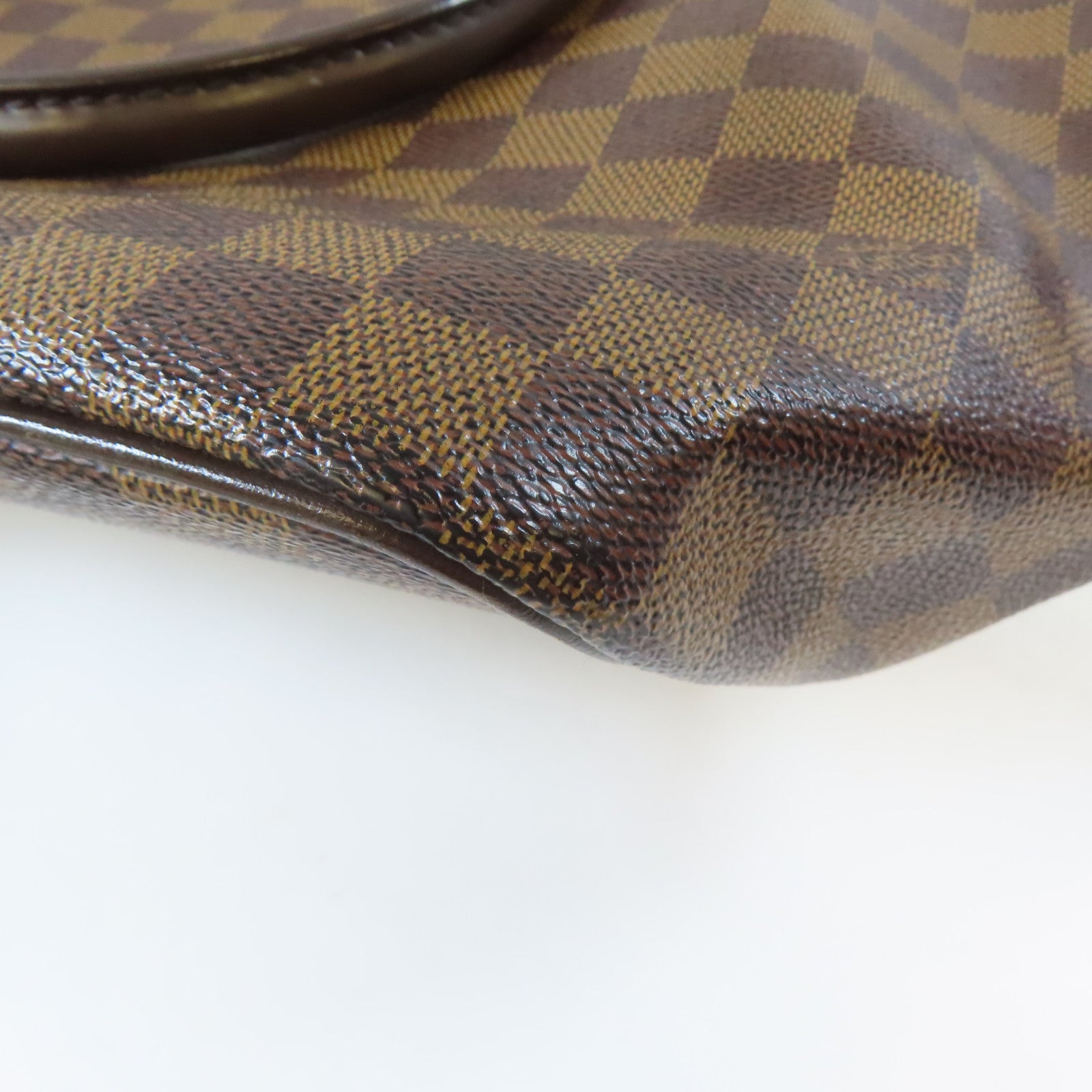 LOUIS VUITTON 【激減優惠】Damier Saleya MM金扣肩背袋啡色