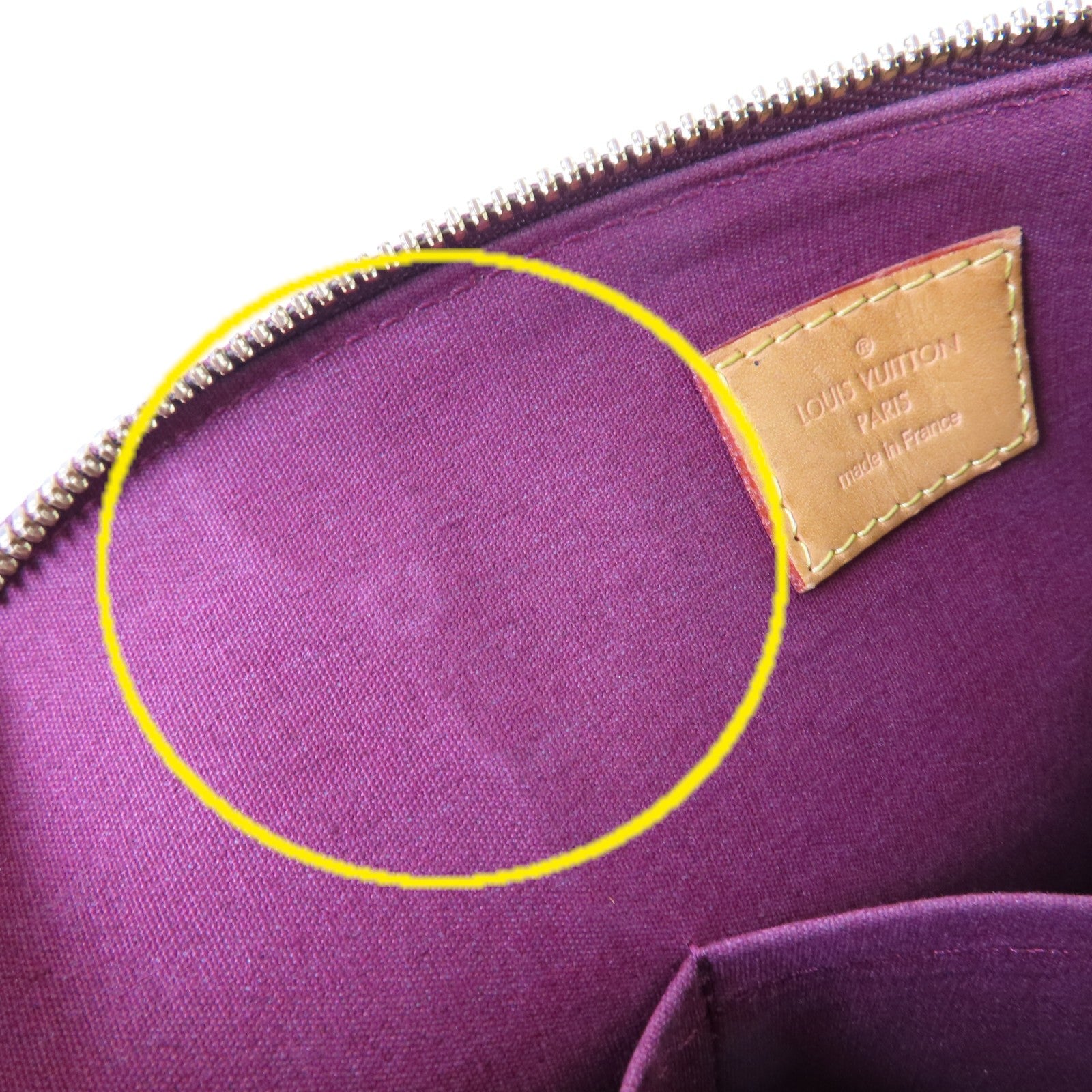 LOUIS VUITTON Monogram Vernis Alma PM Hand Bag金扣手挽袋