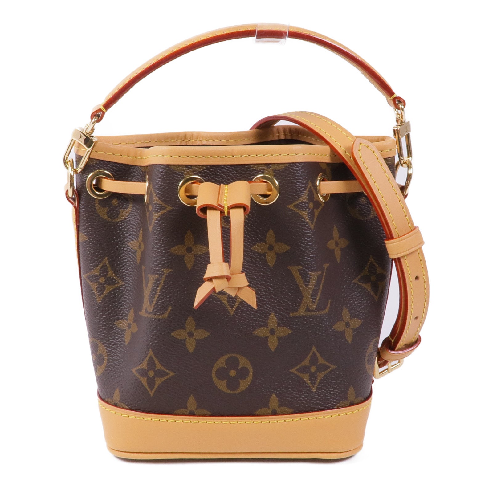 LOUIS VUITTON Monogram Nano Noe金扣手挽肩背兩用袋