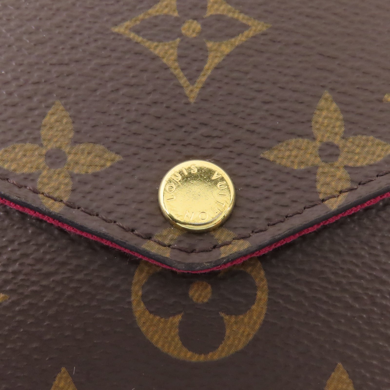 LOUIS VUITTON Monogram Felicie Pochette金扣鏈帶肩背袋