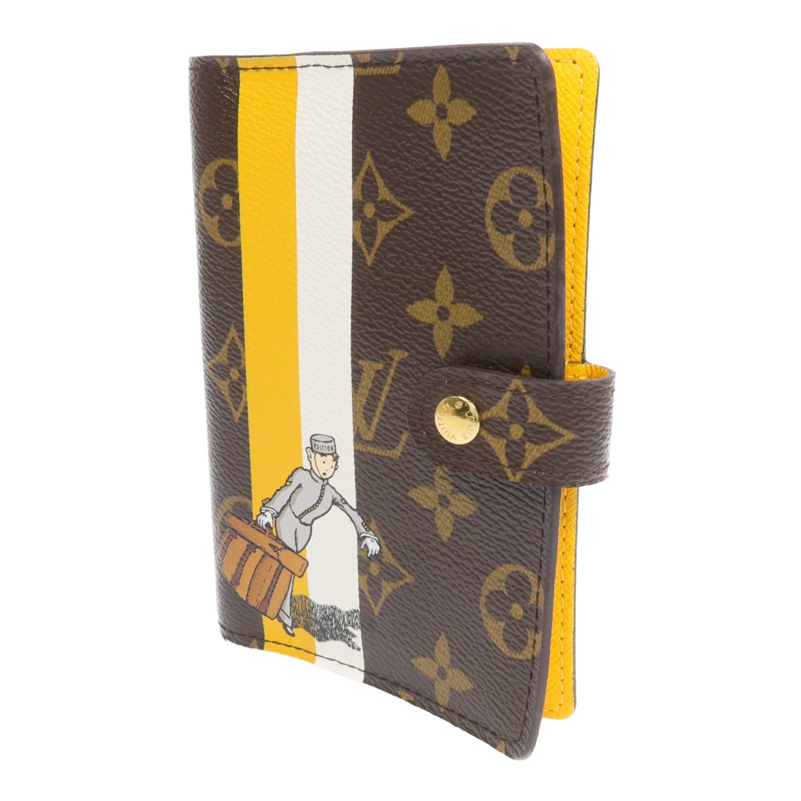 LOUIS VUITTON Monogram Groom Agenda PM金扣記事本封套