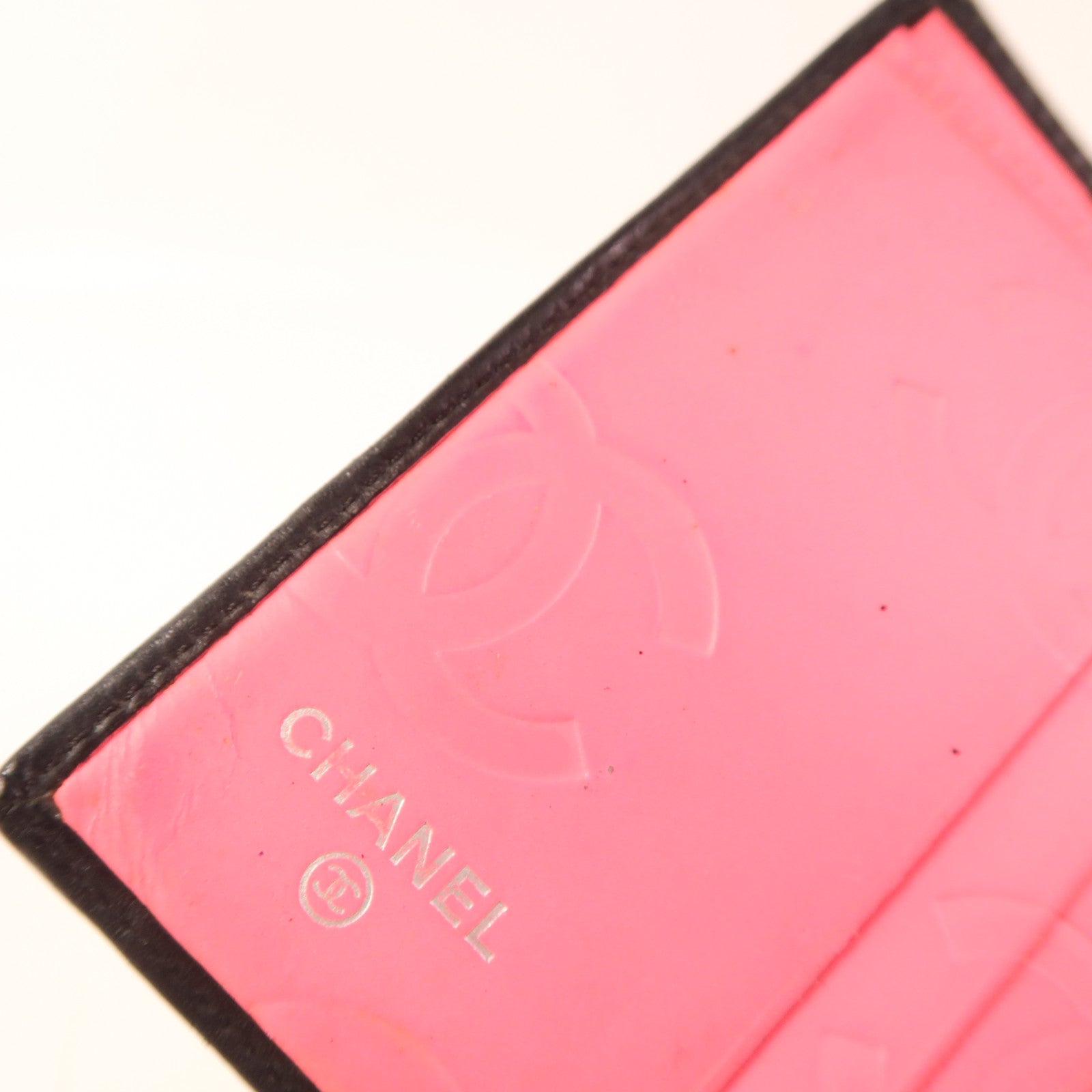 CHANEL CC Cambon Wallet Calfskin Leather Black
