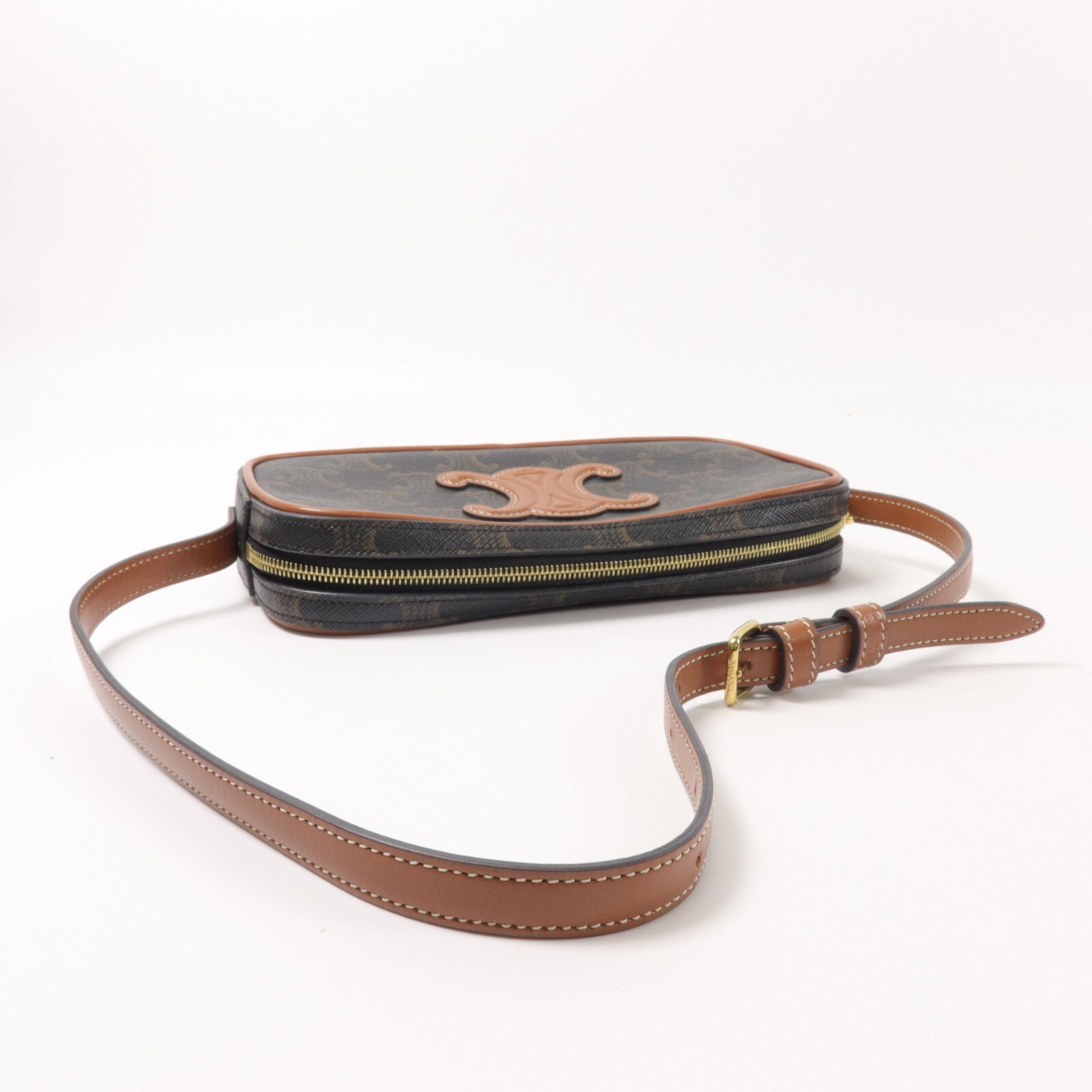 CELINE 塗層帆布Mini Camera Bag