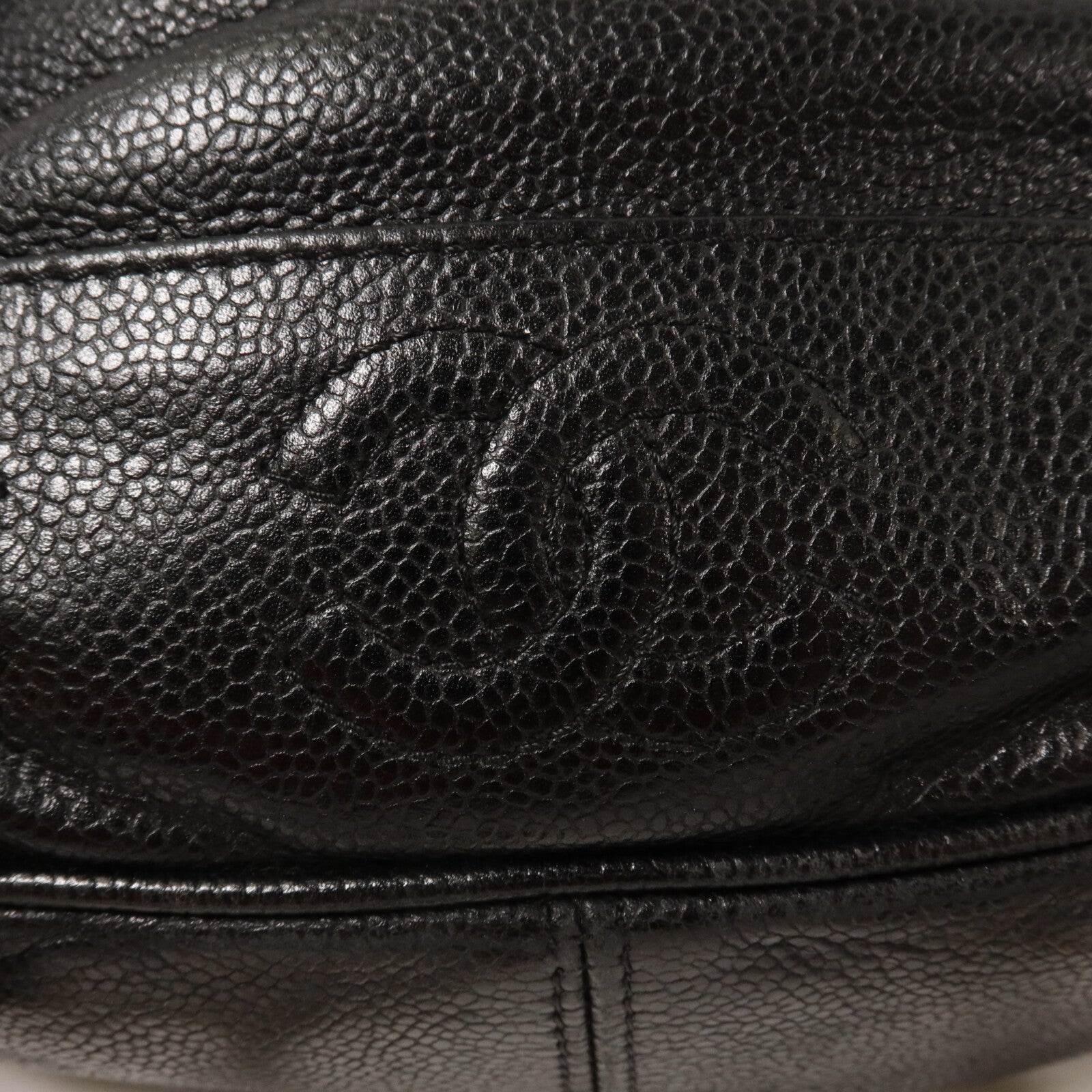 CHANEL 牛皮皮革Triple CC Backpack鏈帶背包