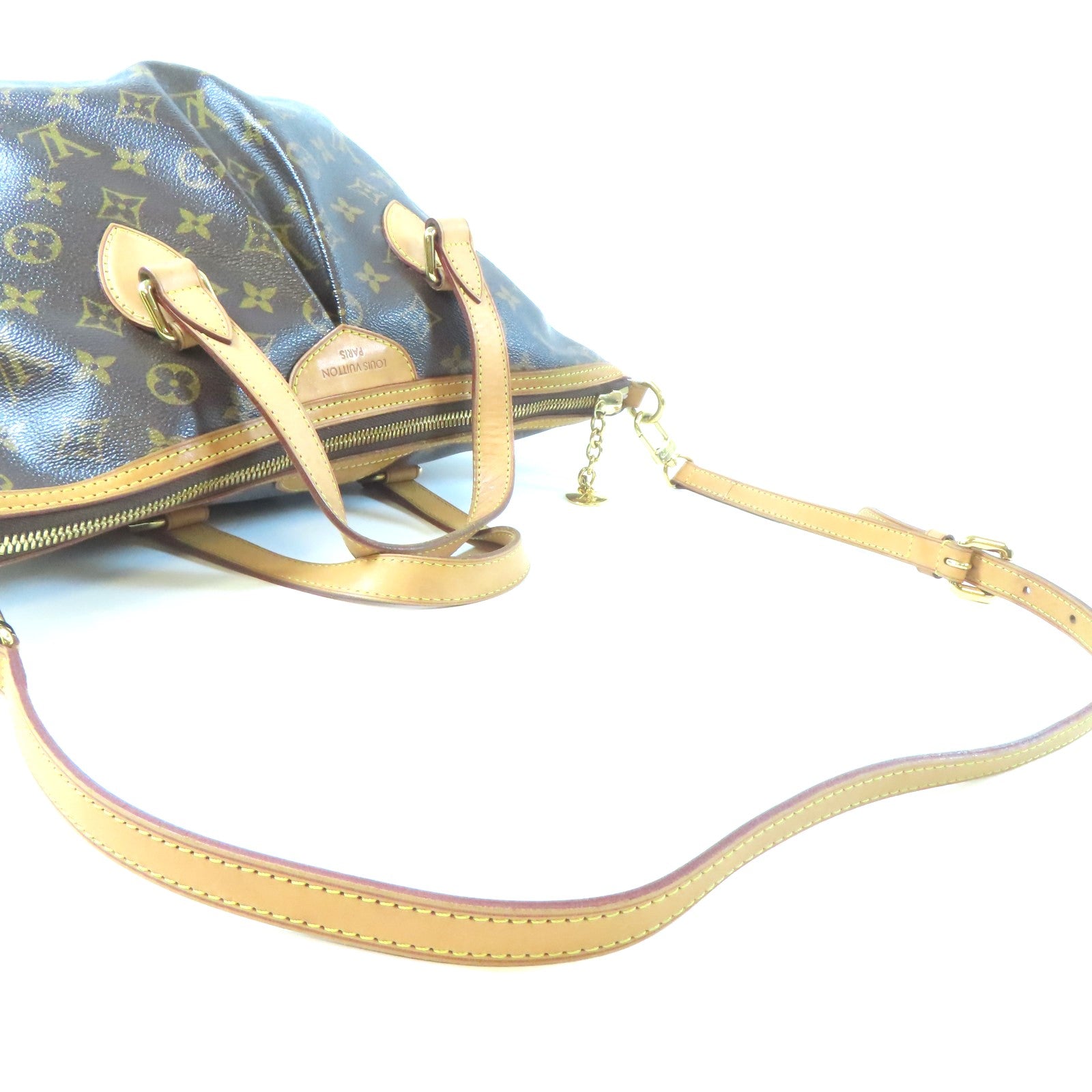 LOUIS VUITTON Monogram Palermo PM金扣手挽肩背兩用袋啡色
