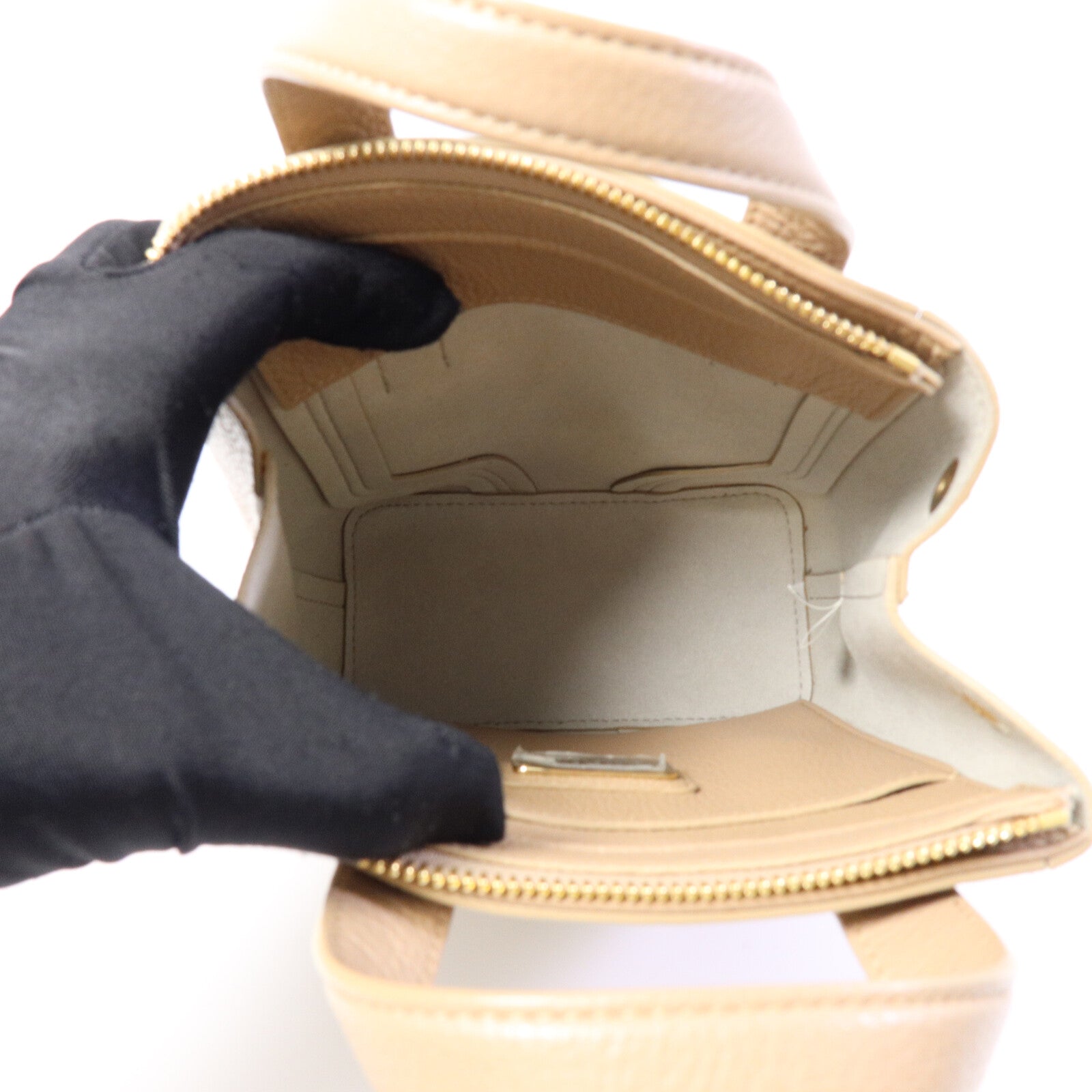 Furla 牛皮皮革2 Way Bag手挽肩背兩用袋