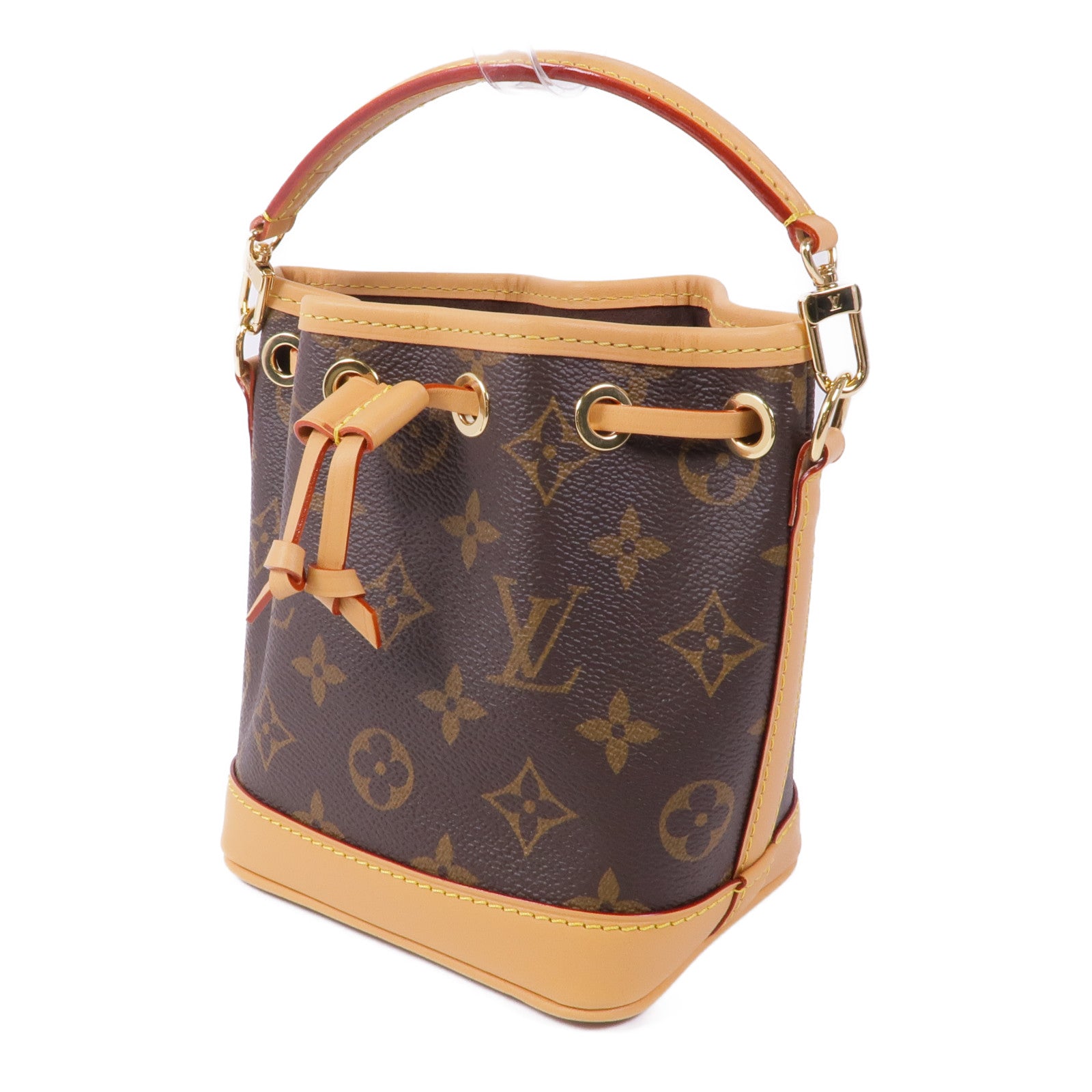 LOUIS VUITTON Monogram Nano Noe金扣手挽肩背兩用袋