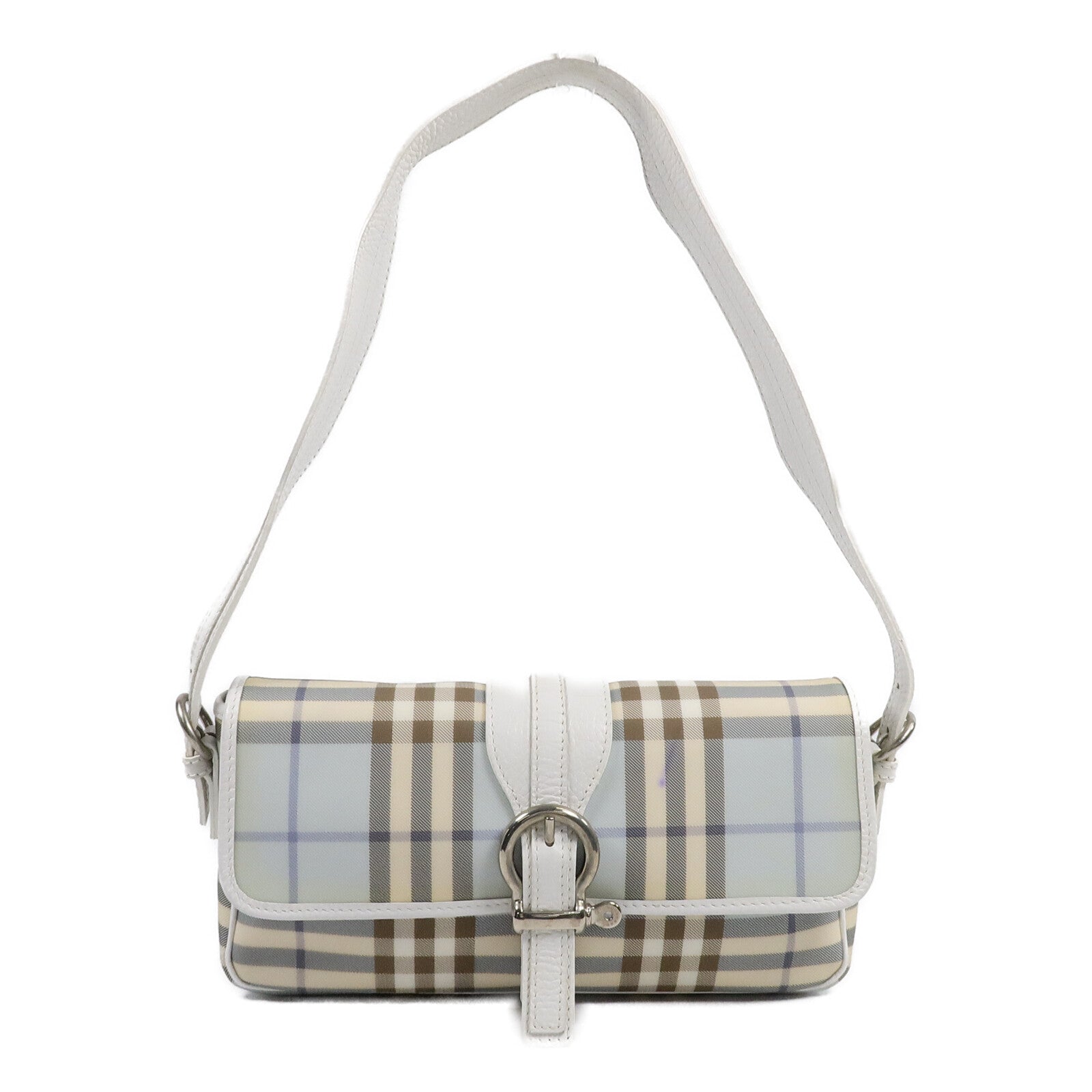 BURBERRY 塗層帆布Shoulder Bag肩背袋