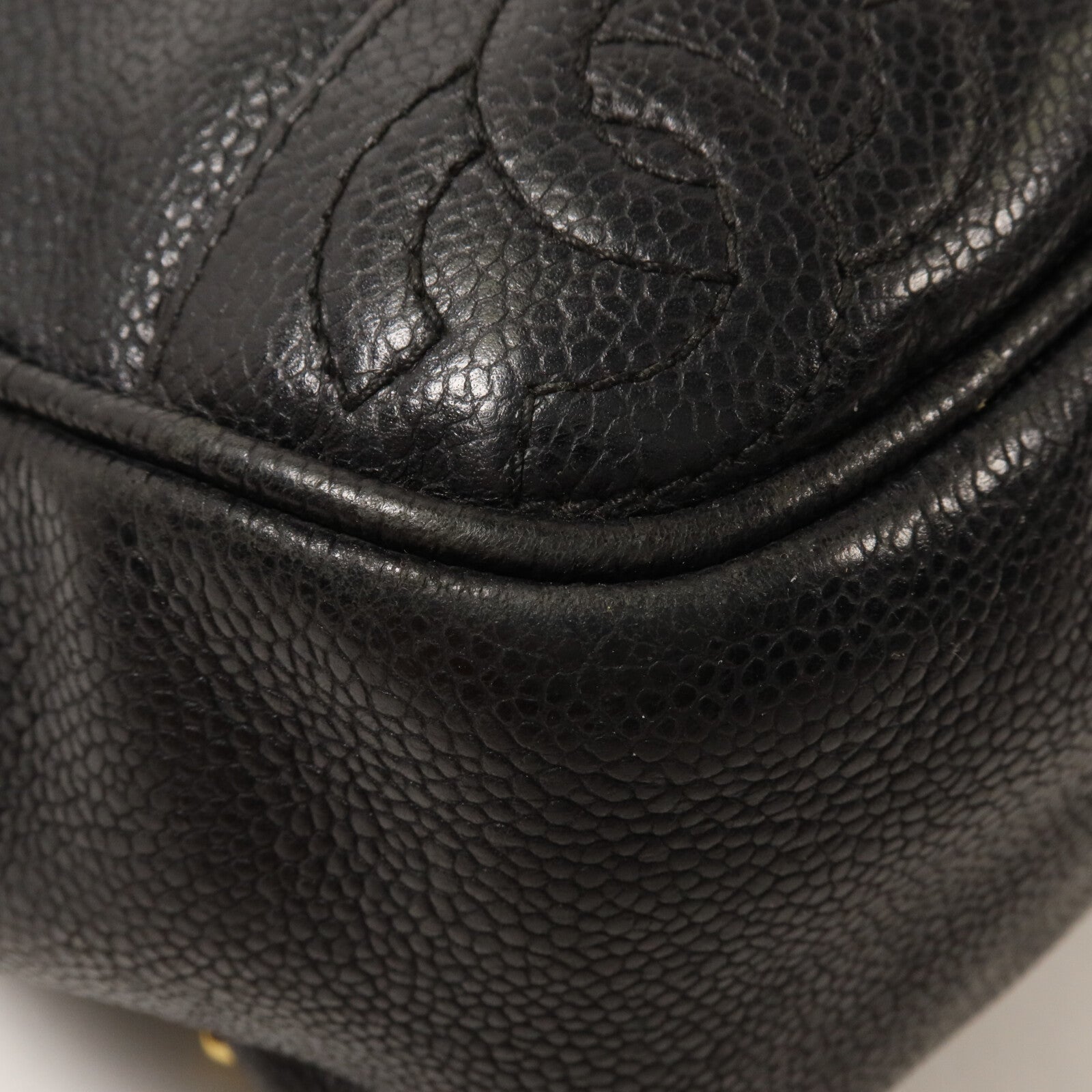 CHANEL 牛皮皮革Triple CC Backpack鏈帶背包