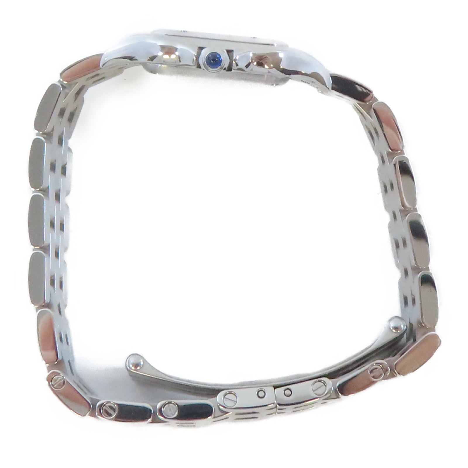 CARTIER Panthere不鏽鋼手錶石英機芯白色