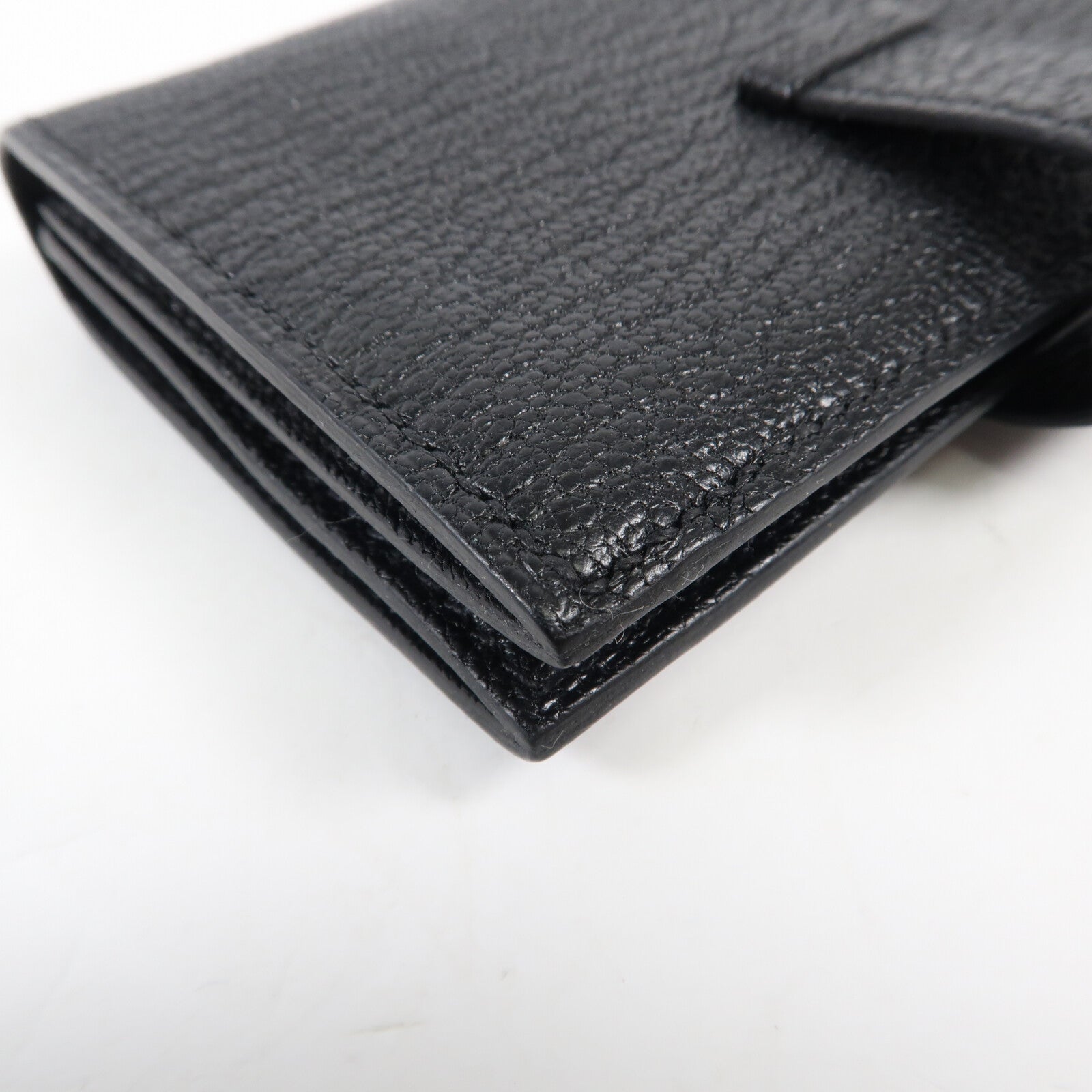 HERMES Chevre皮革Bearn Card Case金扣卡片套