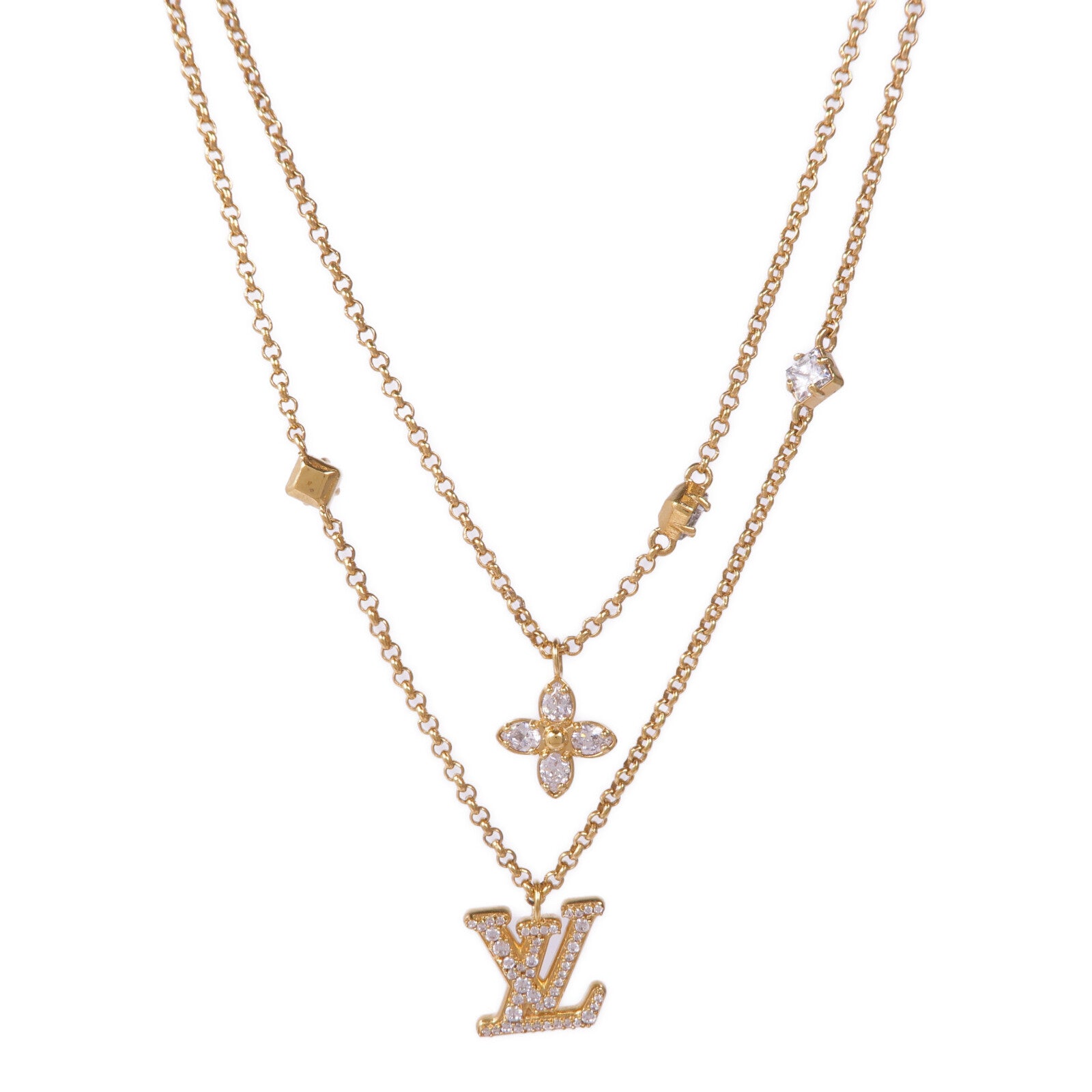 LOUIS VUITTON 金屬Lady LV Necklace項鍊