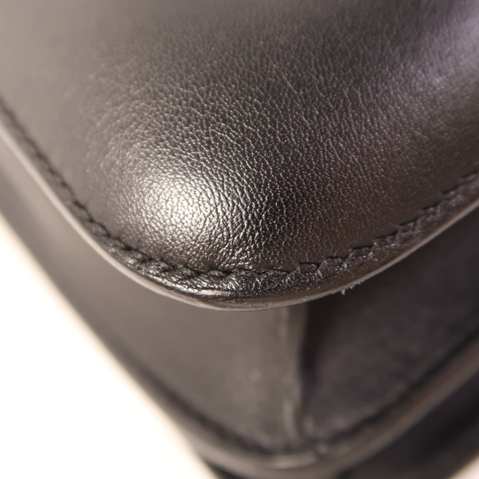 HERMES Swift皮革Constance Elan金扣肩背袋Noir