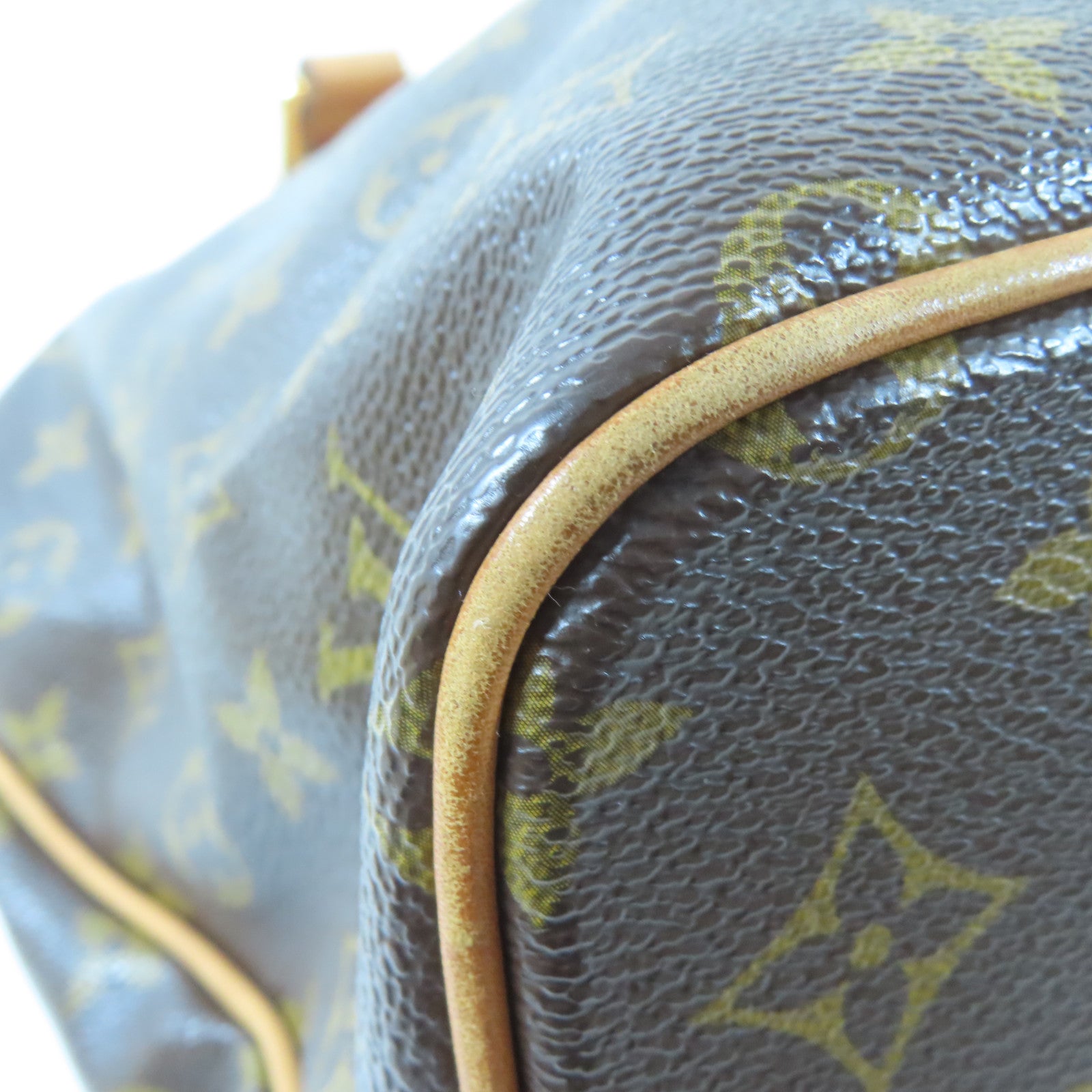LOUIS VUITTON Monogram Palermo PM金扣手挽肩背兩用袋啡色