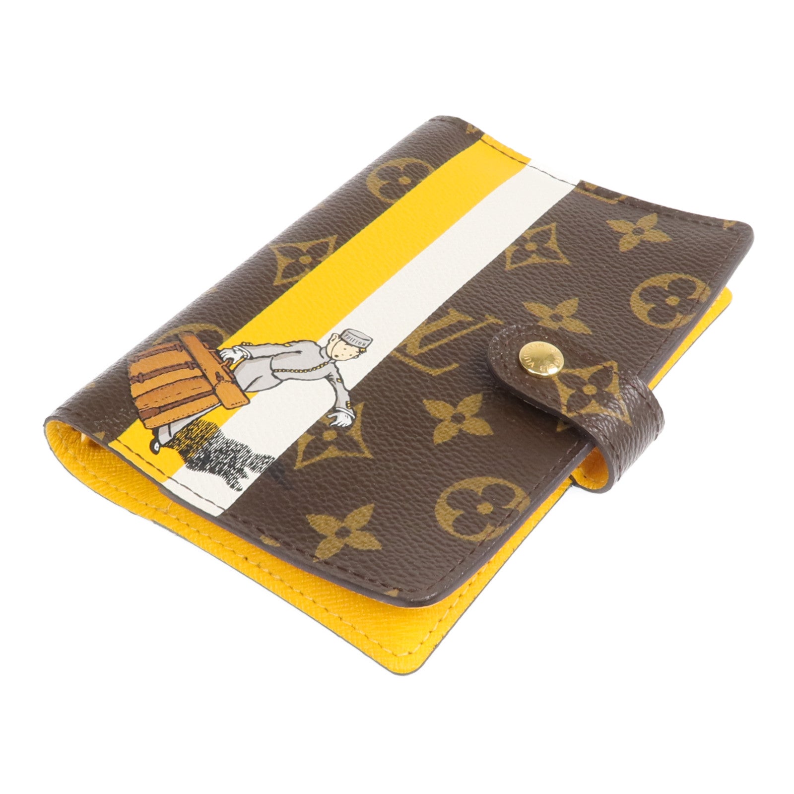 LOUIS VUITTON Monogram Groom Agenda PM金扣記事本封套