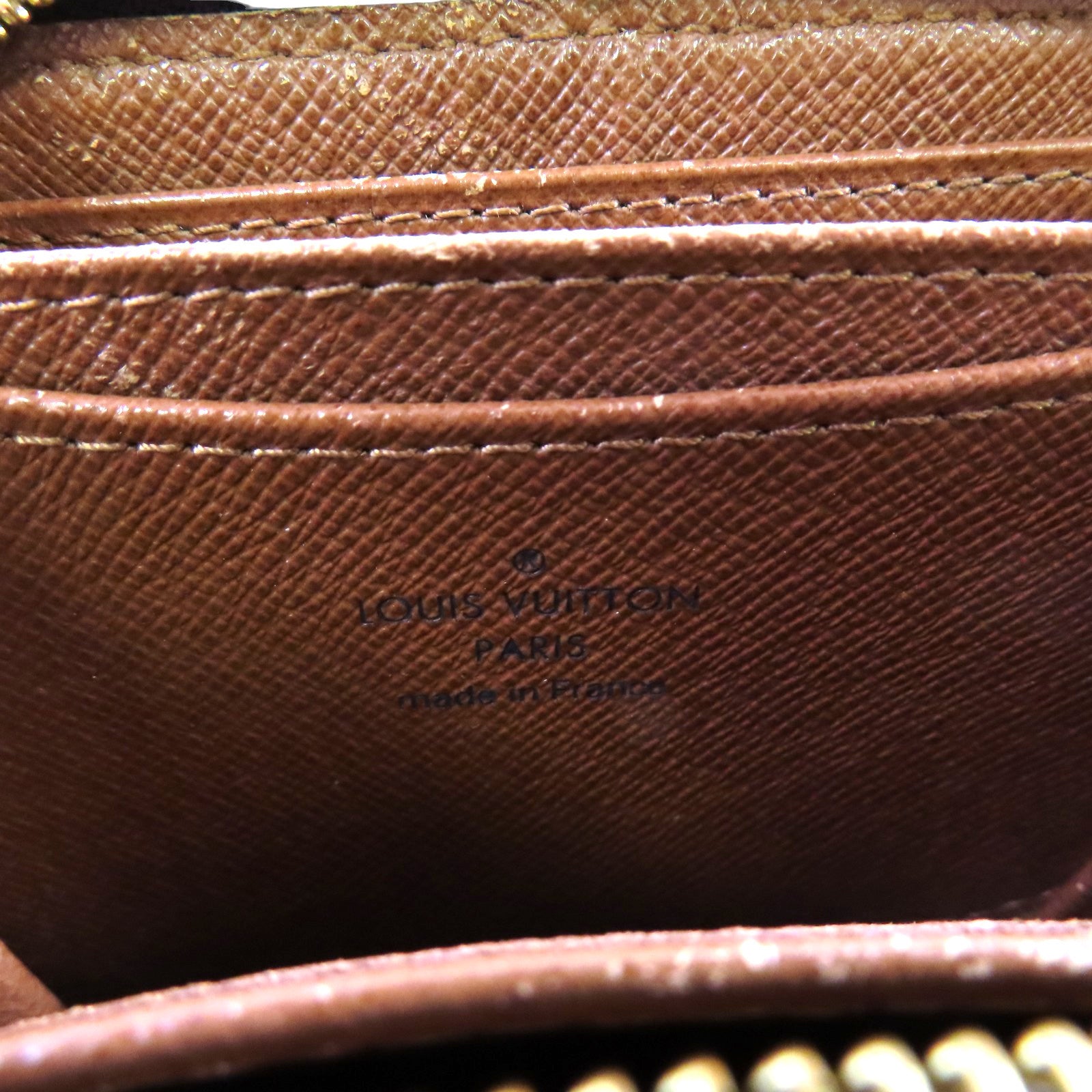 LOUIS VUITTON LV GHW Round Card Case Coin Case Card Holder M60067 Monogram