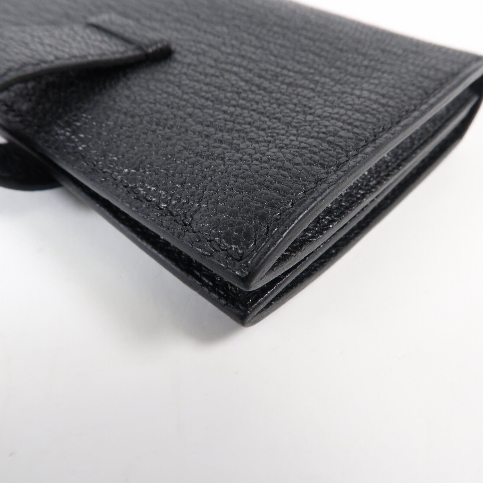 HERMES Chevre皮革Bearn Card Case金扣卡片套