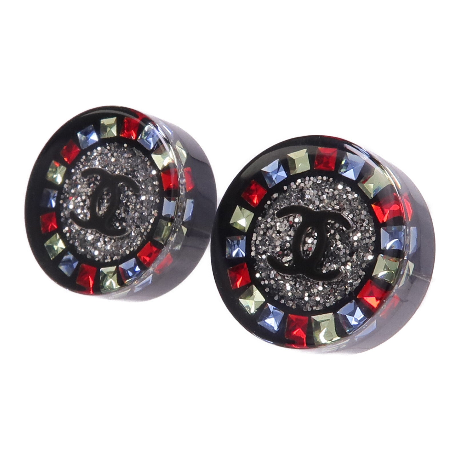 CHANEL PVC/金屬Earrings耳環