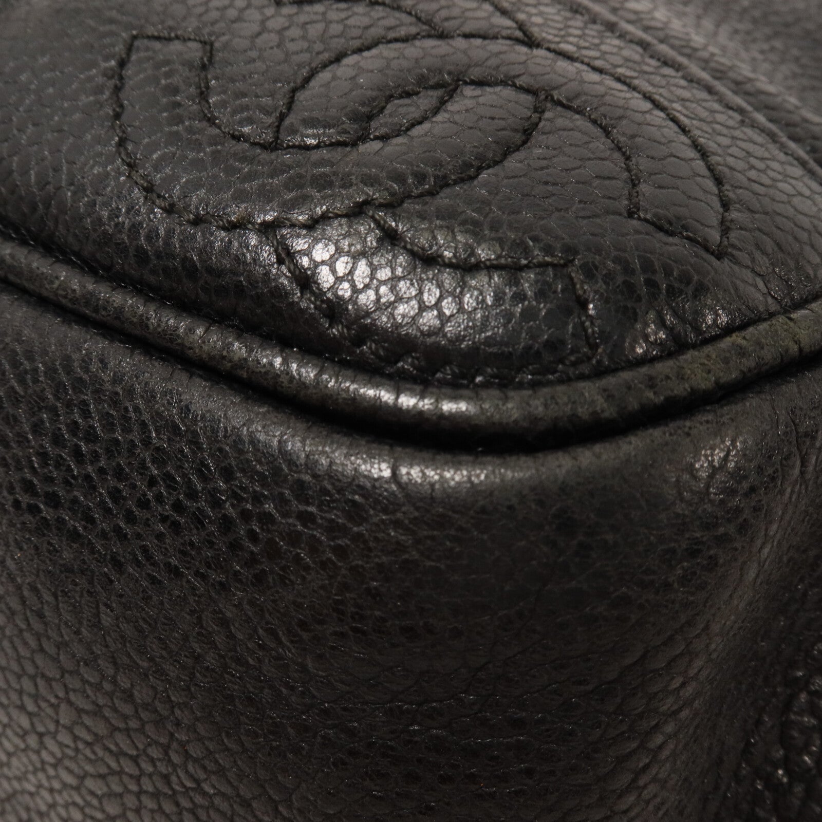 CHANEL 牛皮皮革Triple CC Backpack鏈帶背包