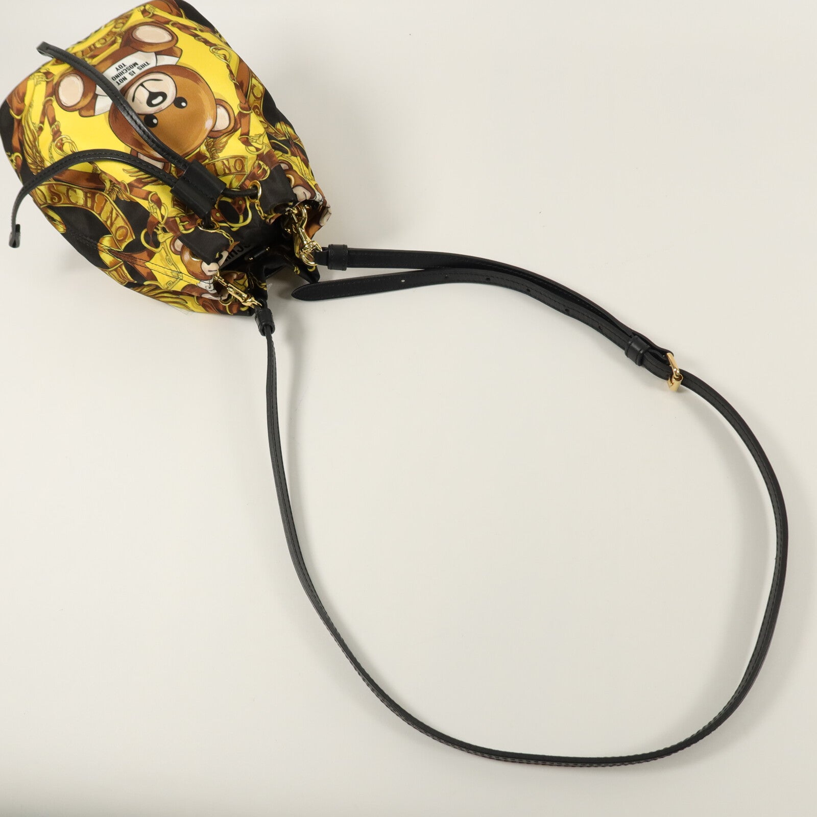 MOSCHINO 尼龍Teddy Bucket Bag肩背袋