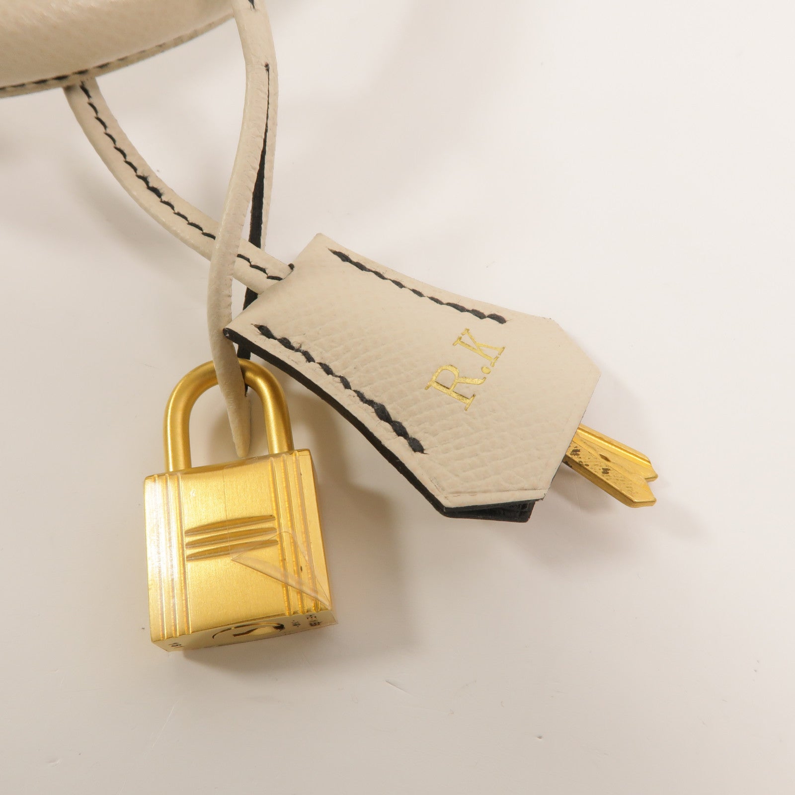 HERMES Epsom皮革Kelly 28 SPO手挽肩背兩用袋Noir/Craie