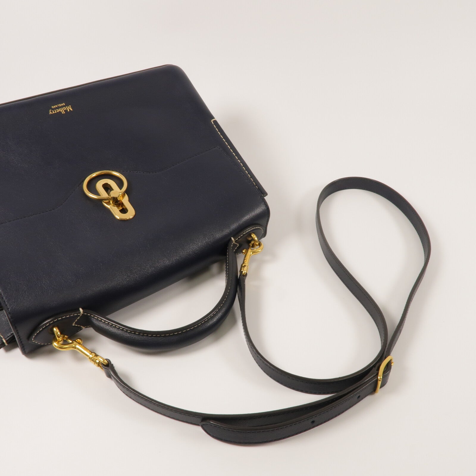 MULBERRY 牛皮皮革Shoulder Bag鏈帶肩背袋