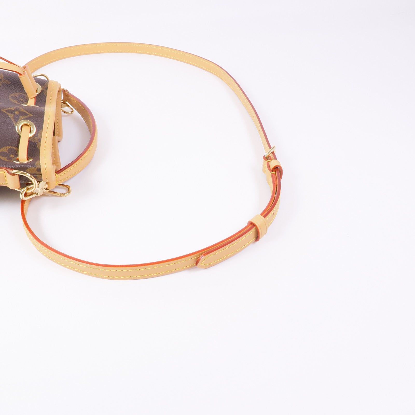 LOUIS VUITTON Monogram Nano Noe金扣手挽肩背兩用袋